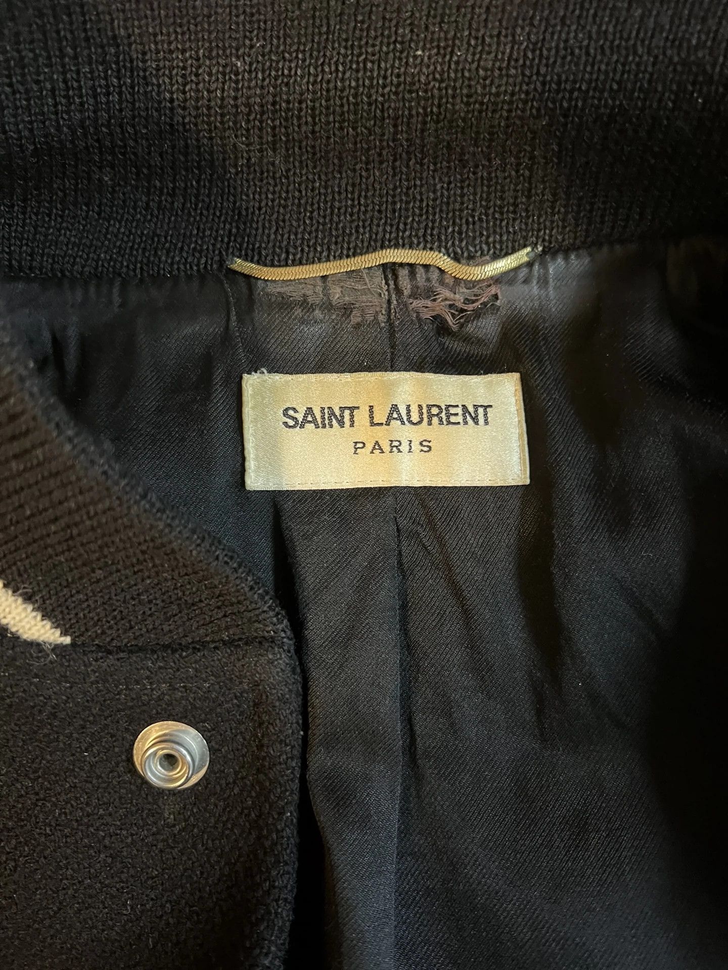 Saint Laurent Paris Saint Laurent Paris Classic baseball jacket Size US M / EU 48-50 / 2 - 3 Thumbnail