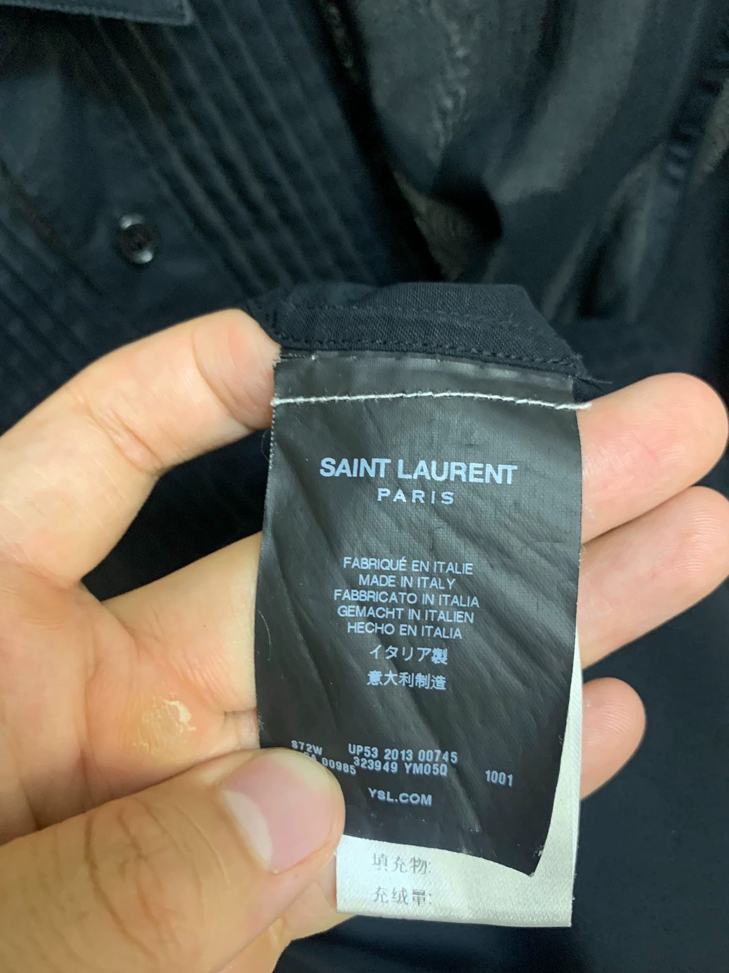 Saint Laurent Paris Saint Laurent Paris Organza see through organ shirt Size US XS / EU 42 / 0 - 4 Thumbnail