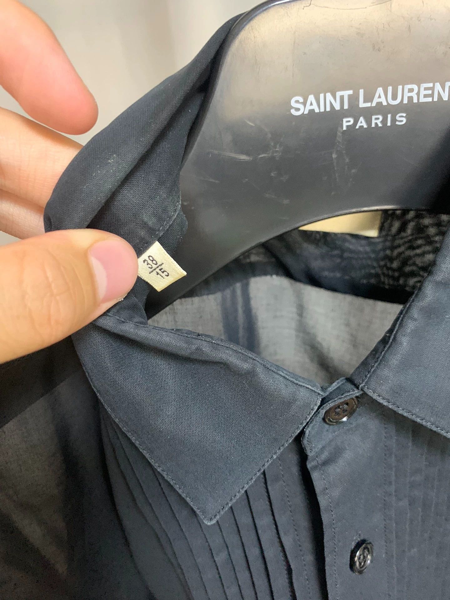 Saint Laurent Paris Saint Laurent Paris Organza see through organ shirt Size US XS / EU 42 / 0 - 3 Thumbnail