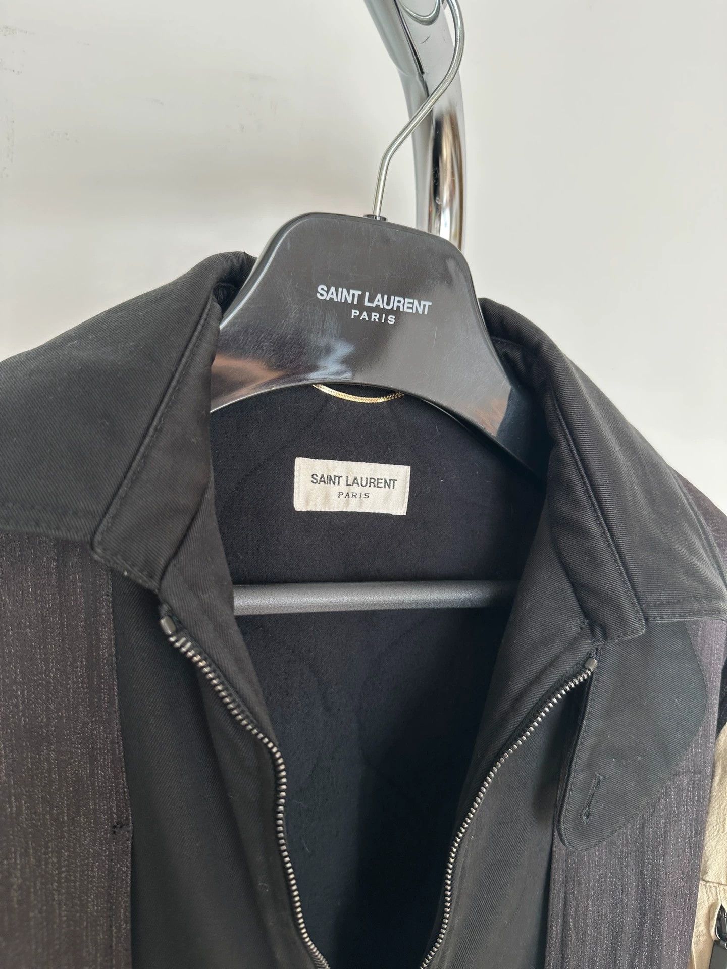 Saint Laurent Paris Saint Laurent Paris Embroidered color blocked jacket Size US XS / EU 42 / 0 - 4 Thumbnail