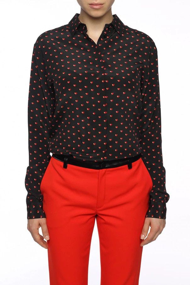 Saint Laurent Paris Saint Laurent Paris Love mulberry silk shirt Size US S / EU 44-46 / 1 - 6 Thumbnail