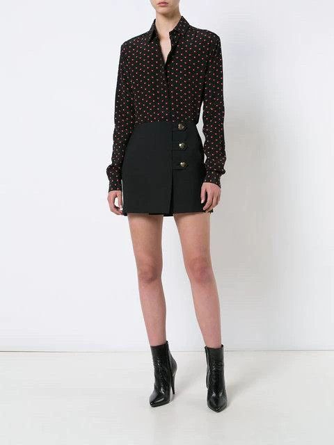 Saint Laurent Paris Saint Laurent Paris Love mulberry silk shirt Size US S / EU 44-46 / 1 - 2 Thumbnail