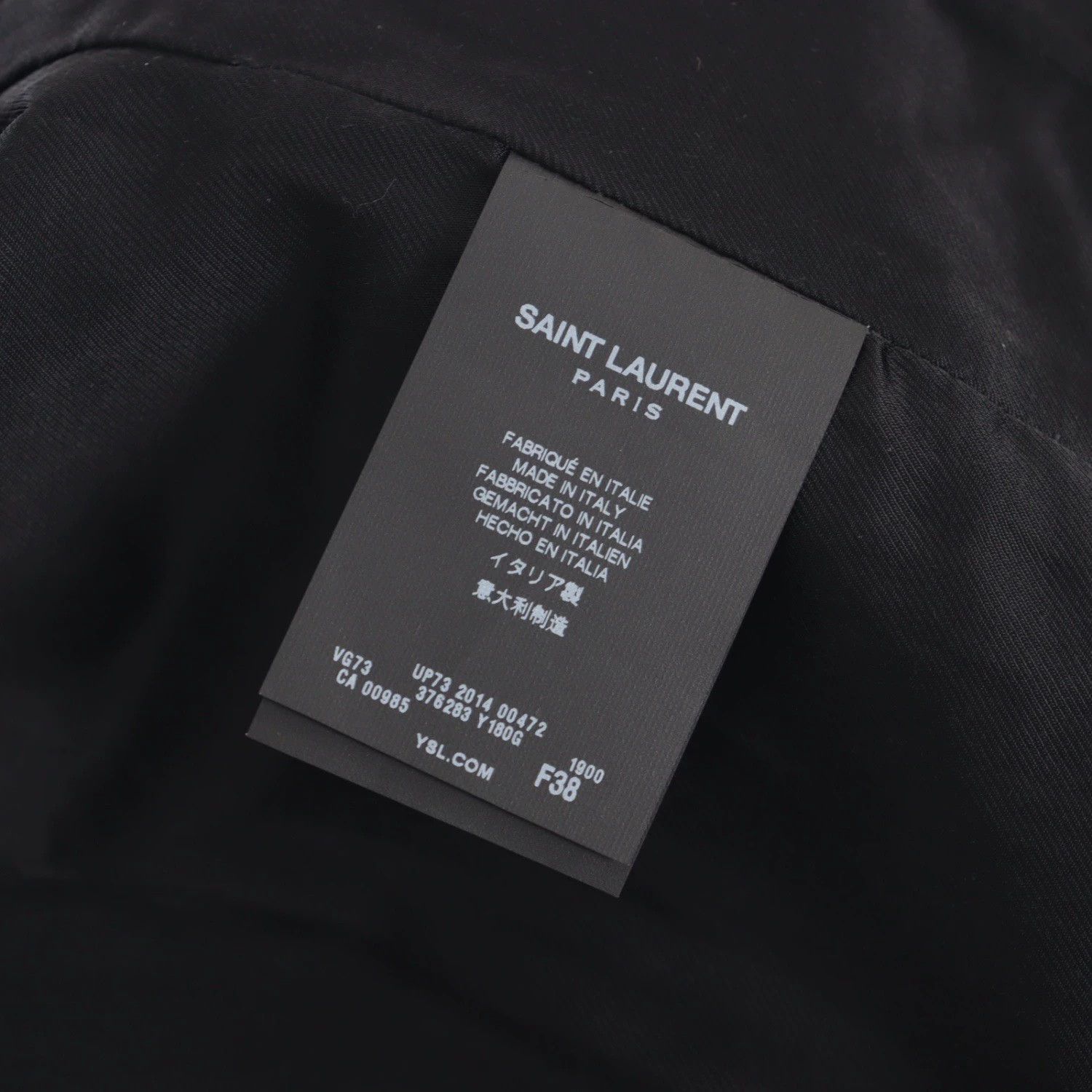 Saint Laurent Paris Saint Laurent Paris Classic baseball jacket Size US XS / EU 42 / 0 - 8 Thumbnail