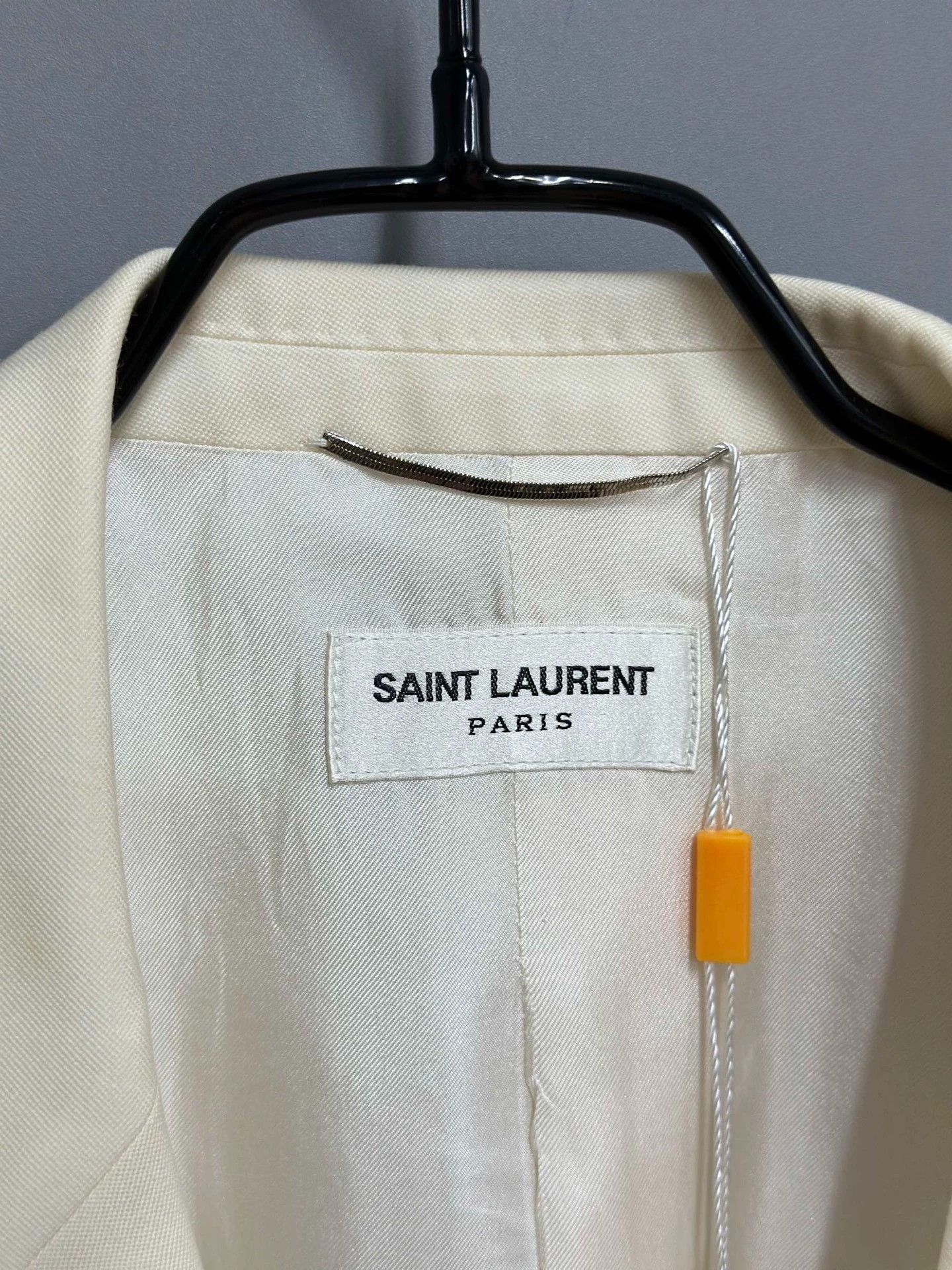Saint Laurent Paris Saint Laurent Paris White suit jacket Size US M / EU 48-50 / 2 - 4 Thumbnail