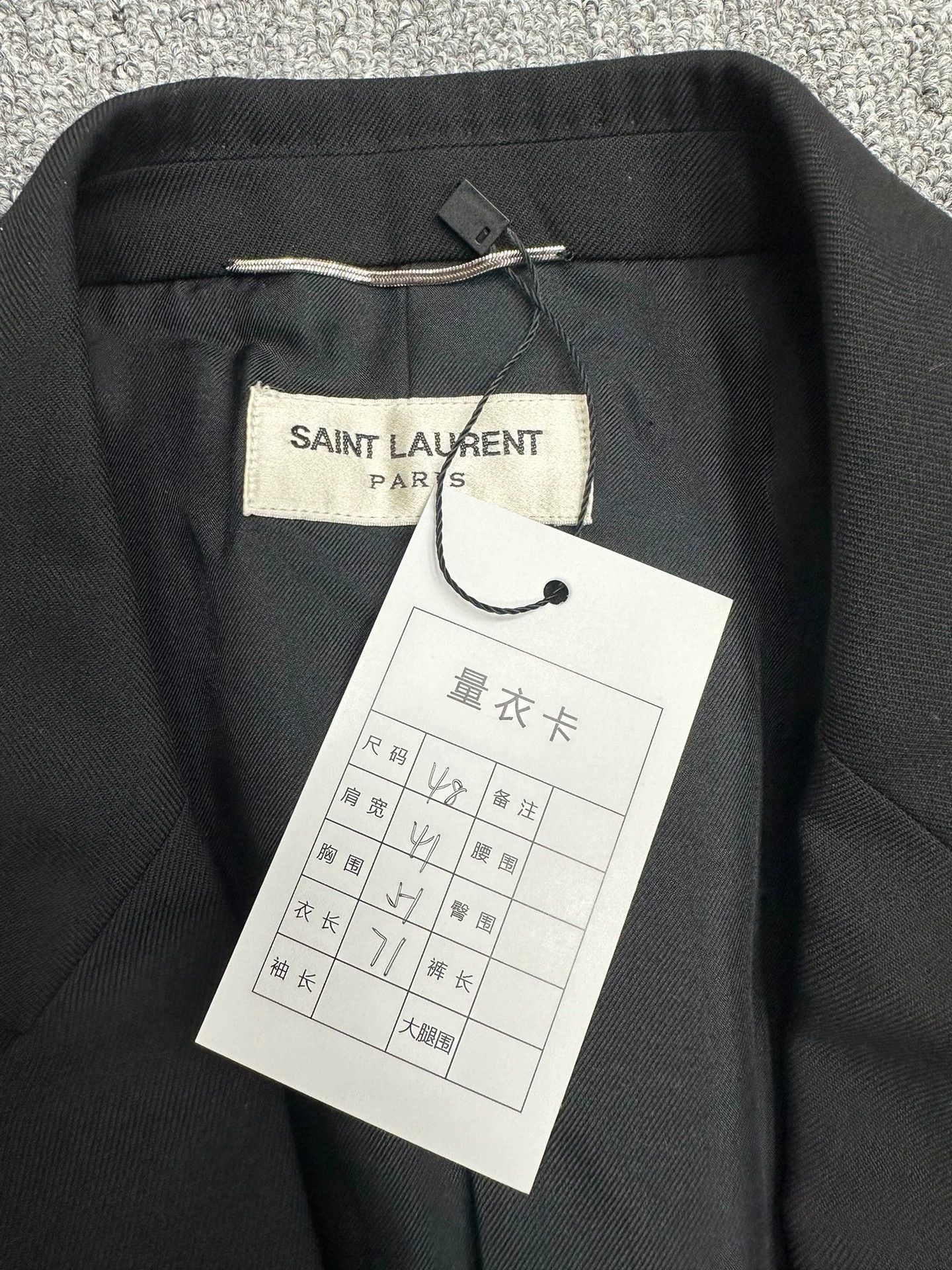 Saint Laurent Paris Saint Laurent Paris Black casual suit jacket Size US M / EU 48-50 / 2 - 3 Thumbnail