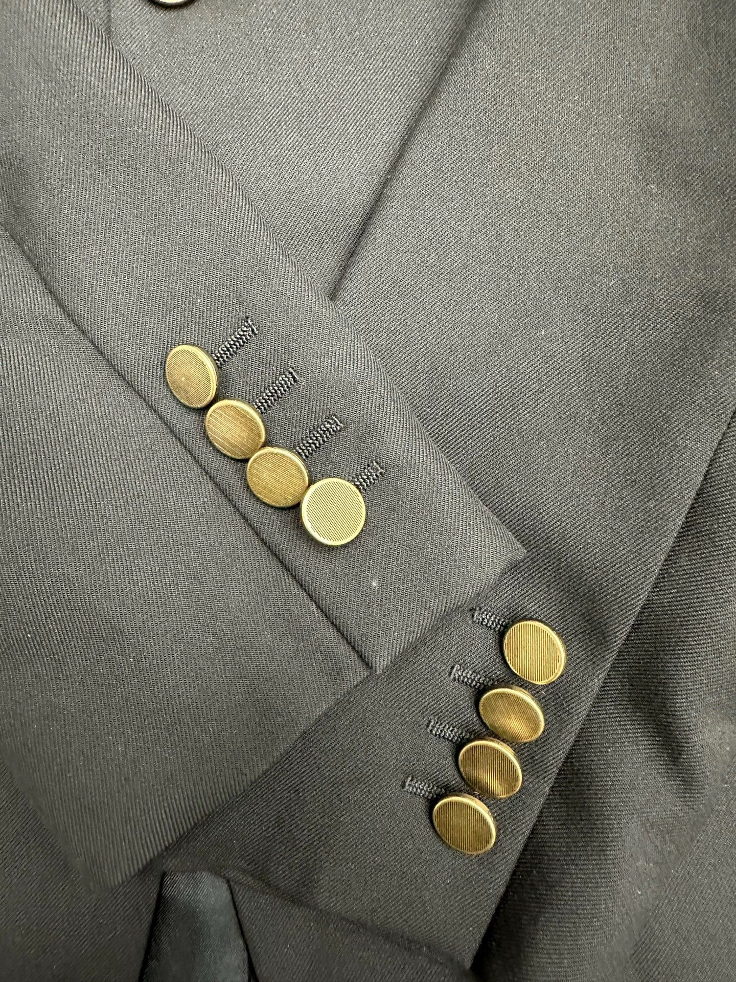Saint Laurent Paris Saint Laurent Paris Black casual suit jacket Size US M / EU 48-50 / 2 - 2 Thumbnail