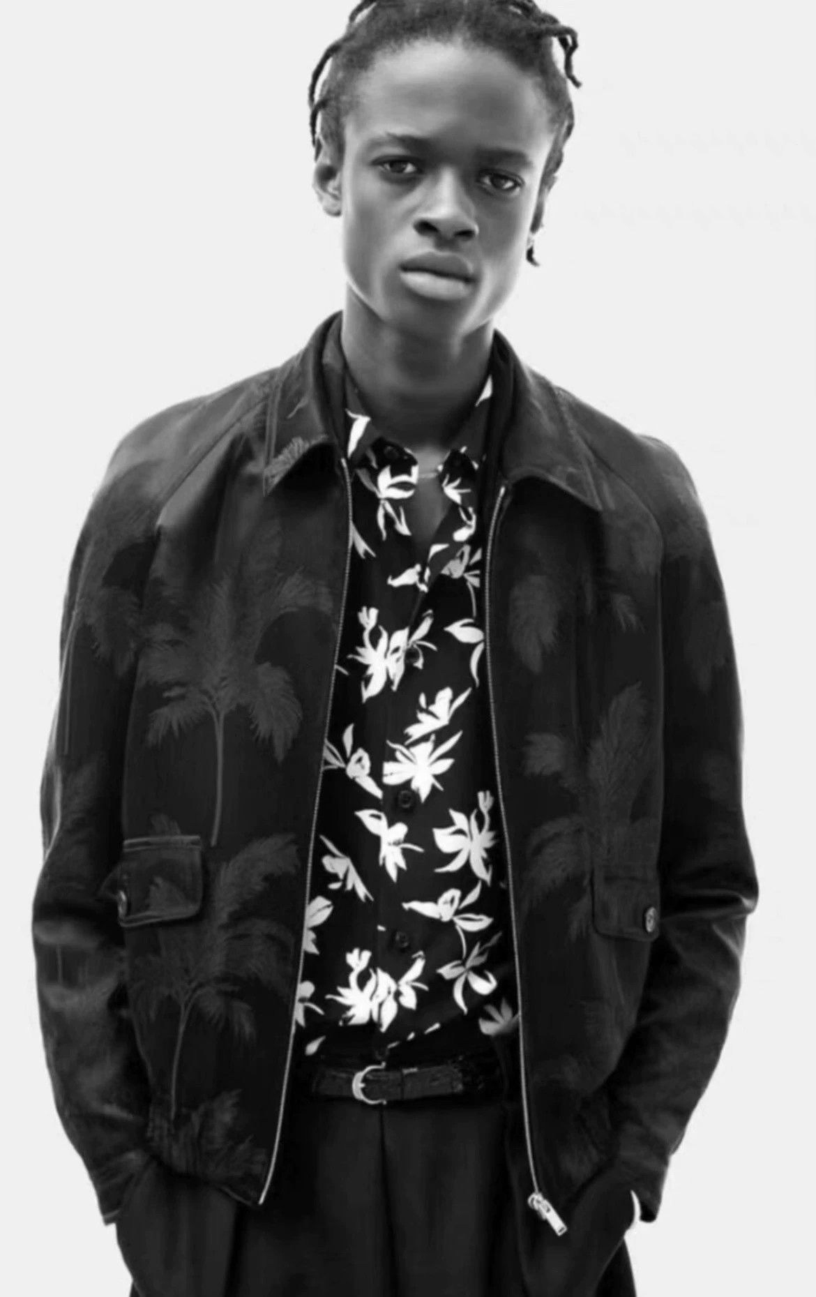 Saint Laurent Paris Saint Laurent Paris Maple Leaf Orchid Shirt Size US S / EU 44-46 / 1 - 7 Thumbnail
