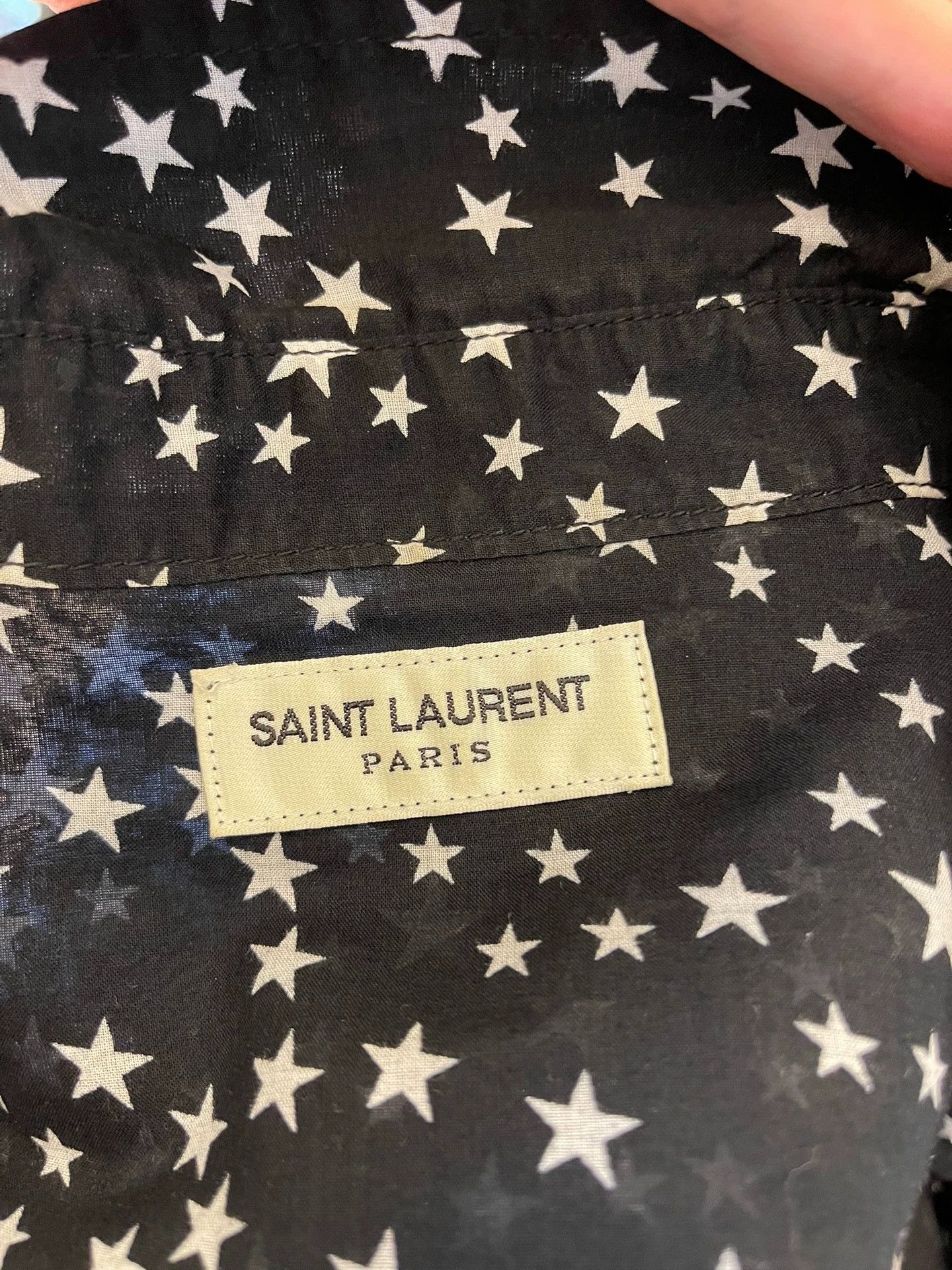 Saint Laurent Paris Saint Laurent Paris Star element shirt Size US M / EU 48-50 / 2 - 4 Thumbnail