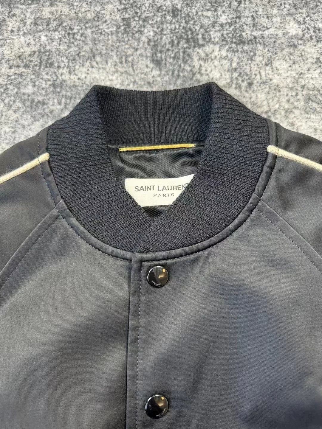 Saint Laurent Paris Saint Laurent Paris Back logo baseball jacket Size US XS / EU 42 / 0 - 4 Thumbnail