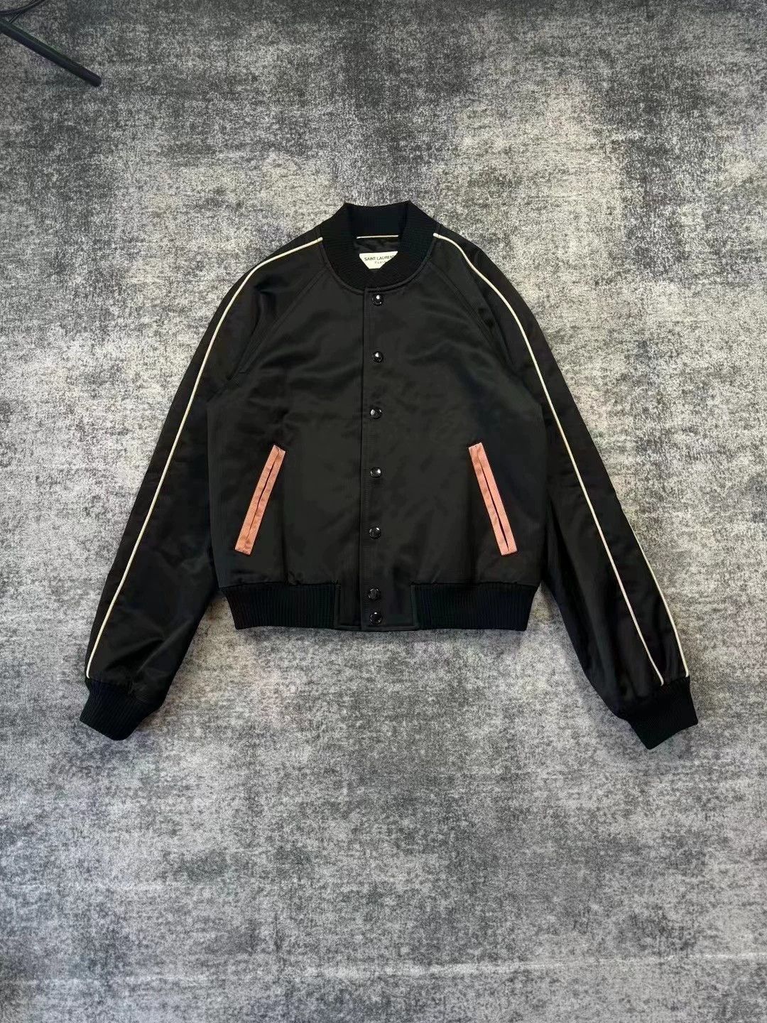 Saint Laurent Paris Saint Laurent Paris Back logo baseball jacket Size US XS / EU 42 / 0 - 2 Thumbnail