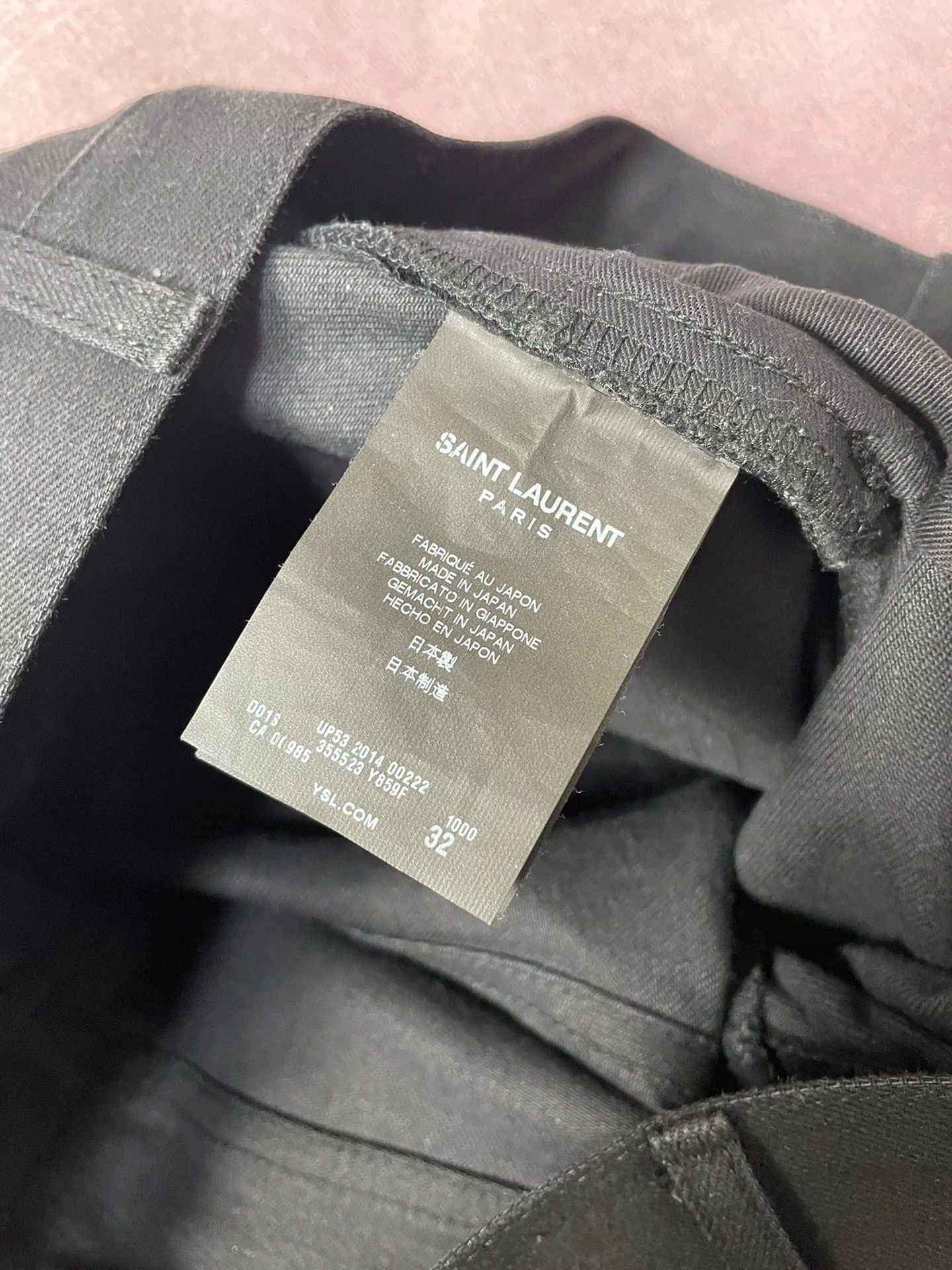 Saint Laurent Paris Saint Laurent Paris Classic black jeans Size US 32 / EU 48 - 4 Thumbnail