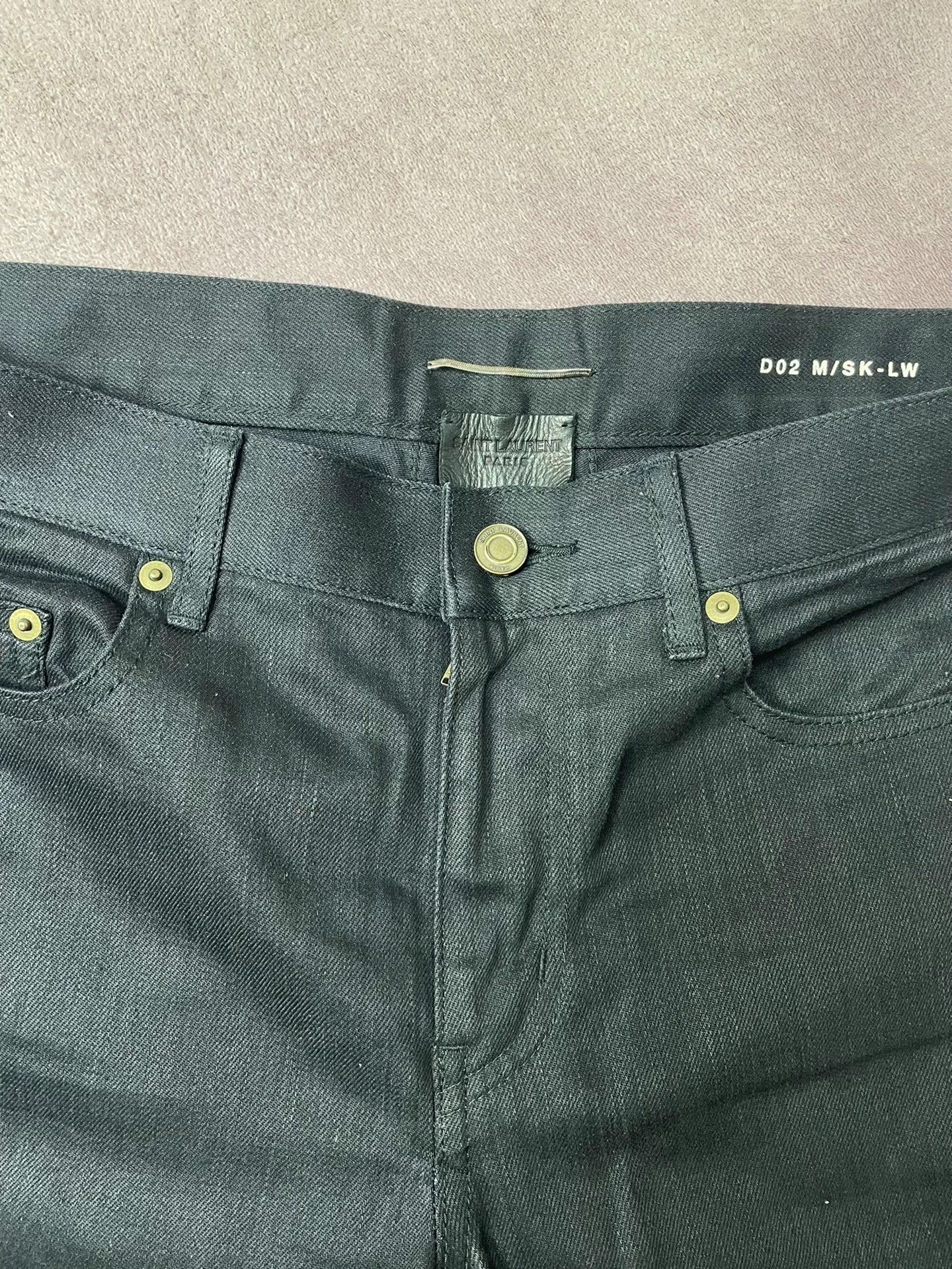 Saint Laurent Paris Saint Laurent Paris Classic black jeans Size US 32 / EU 48 - 3 Thumbnail