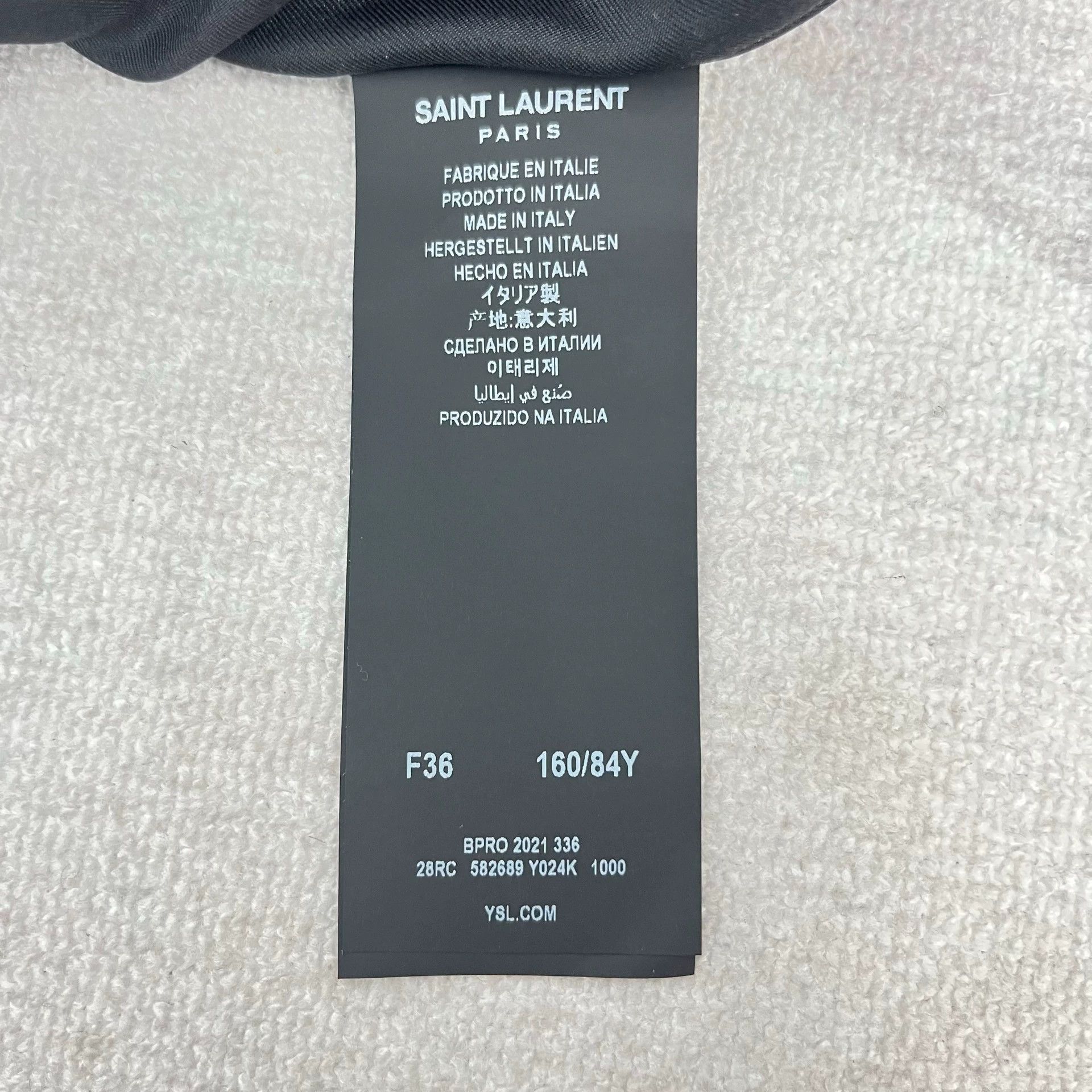Saint Laurent Paris Saint Laurent Paris Black short dress Size US 36 / EU 52 - 7 Thumbnail