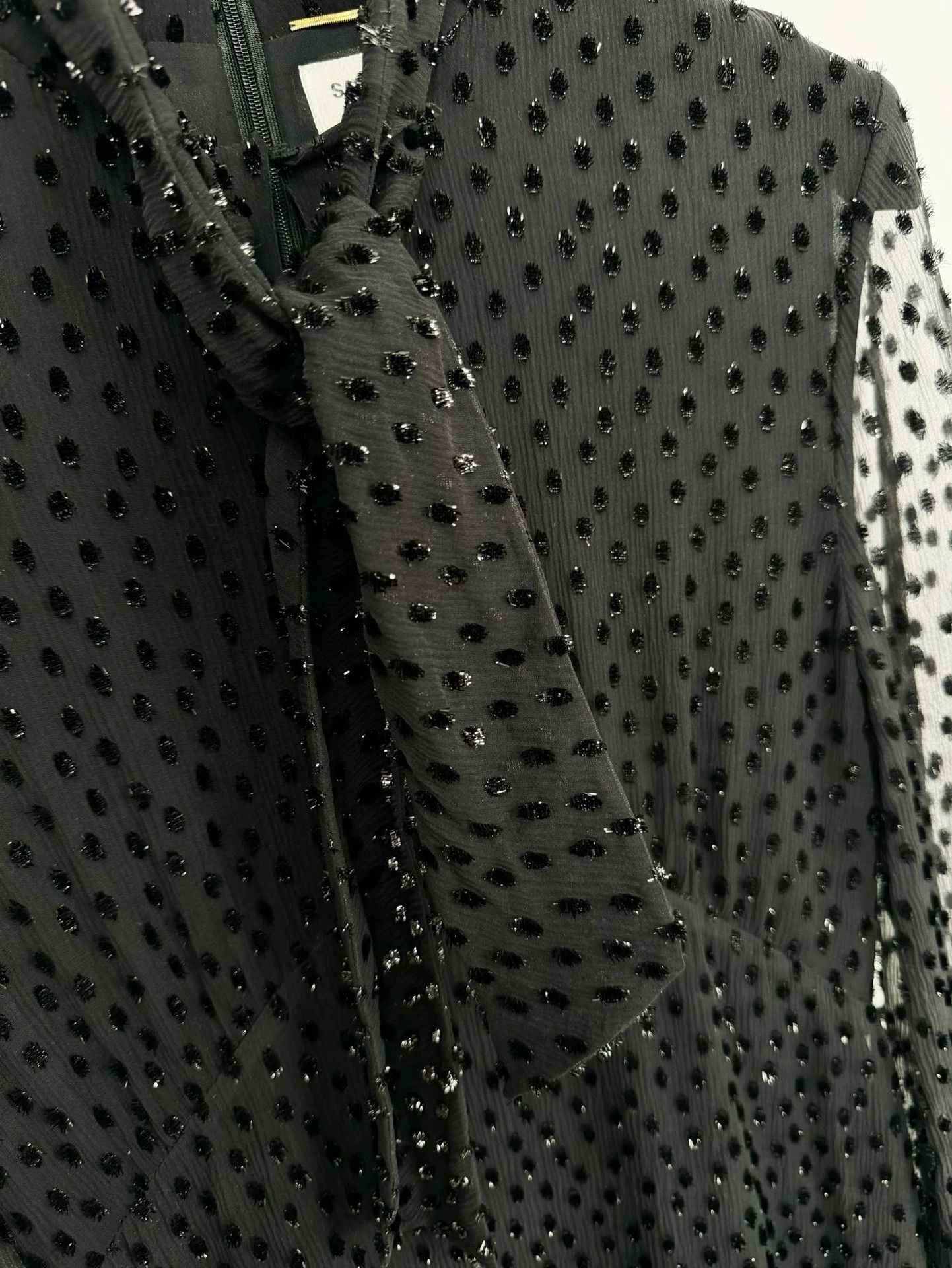 Saint Laurent Paris Saint Laurent Paris Black silk dress Size US 36 / EU 52 - 3 Thumbnail