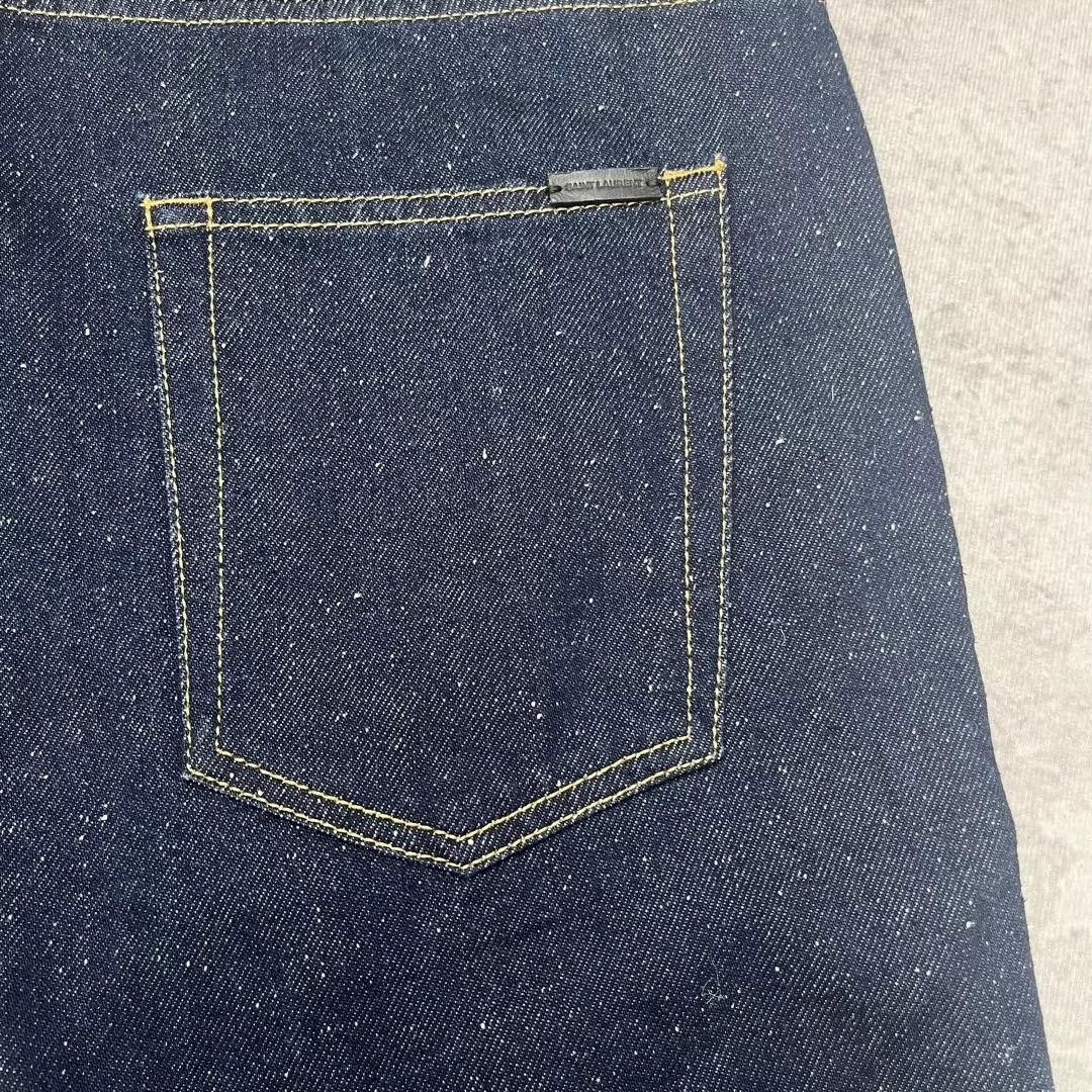 Saint Laurent Paris Saint Laurent Paris Deep Blue Classic Jeans Size US 32 / EU 48 - 3 Thumbnail