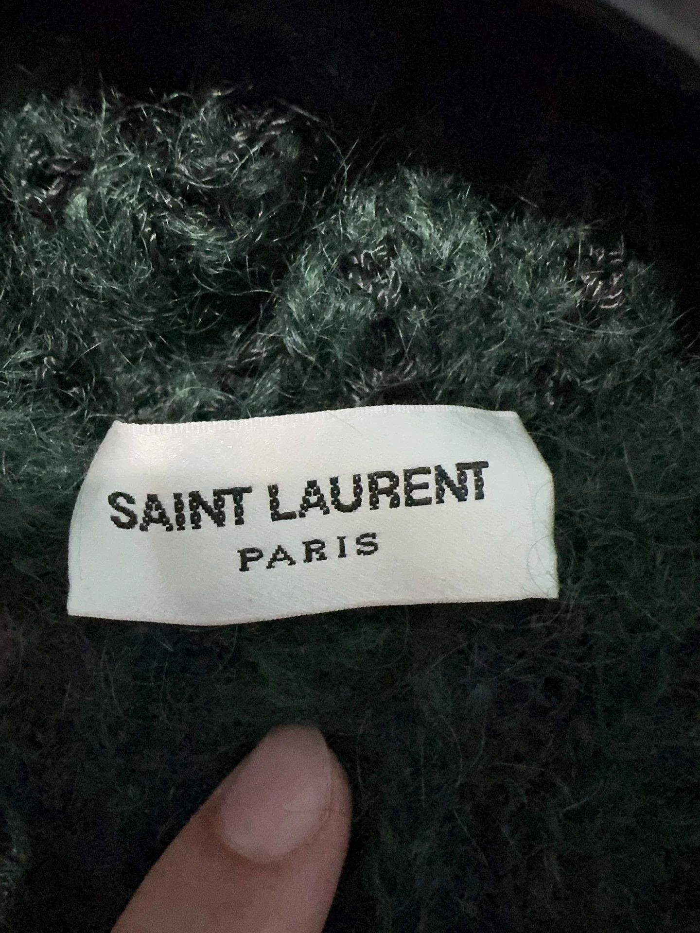 Saint Laurent Paris Saint Laurent Paris Pearl button striped shirt Size US XS / EU 42 / 0 - 3 Thumbnail