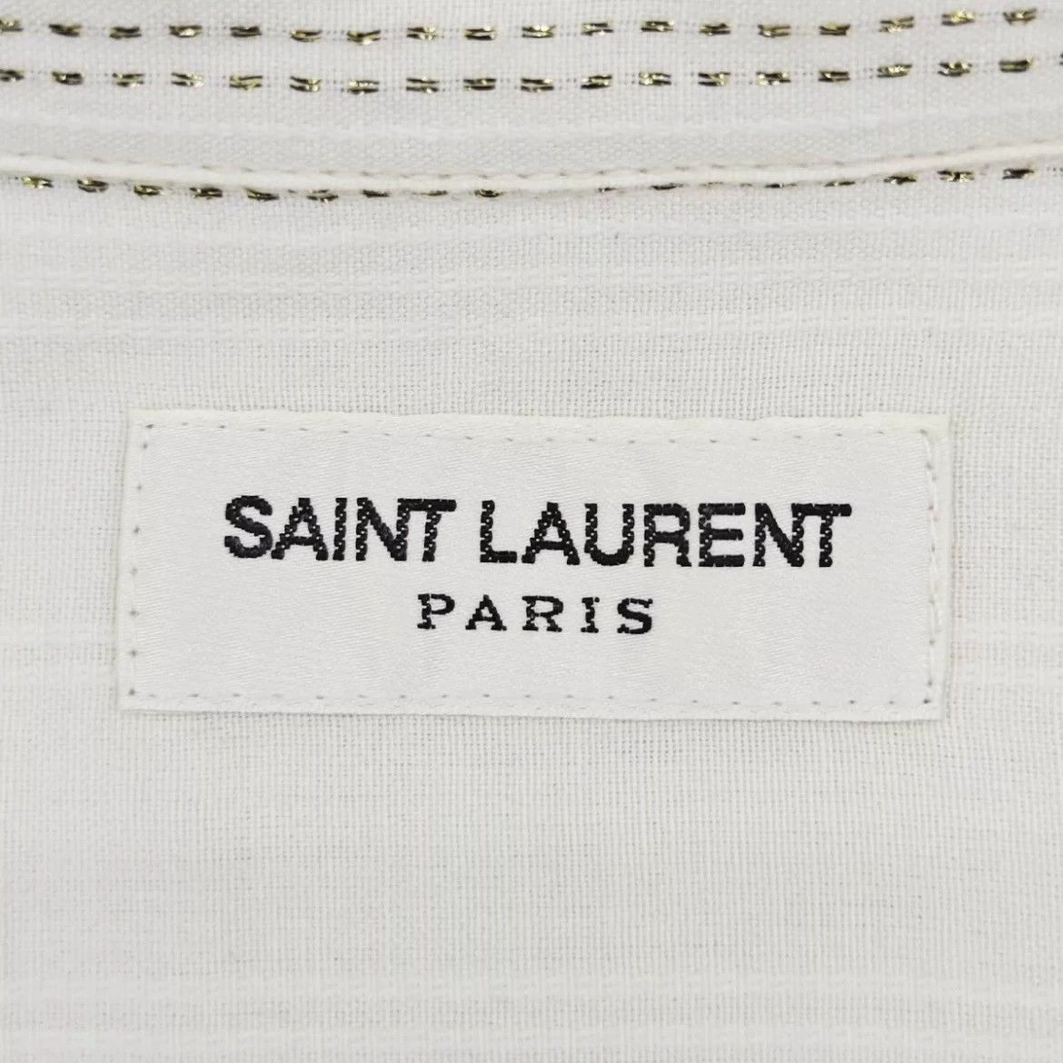 Saint Laurent Paris Saint Laurent Paris Camel colored mulberry silk long sleeved lapel shirt Size US XXS / EU 40 - 4 Thumbnail