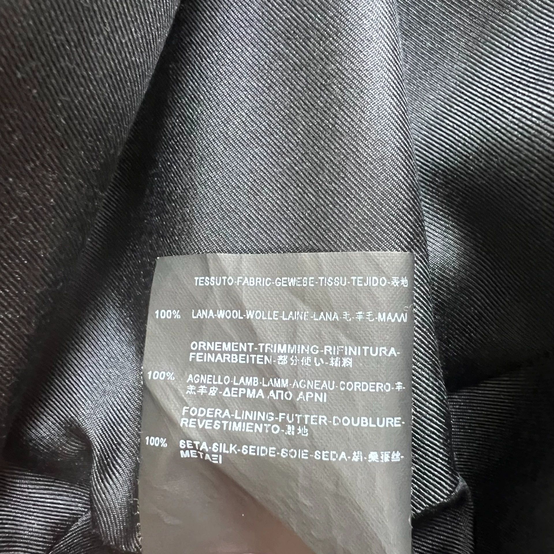 Saint Laurent Paris Saint Laurent Paris Riveted leather collar cloak Size US M / EU 48-50 / 2 - 5 Thumbnail