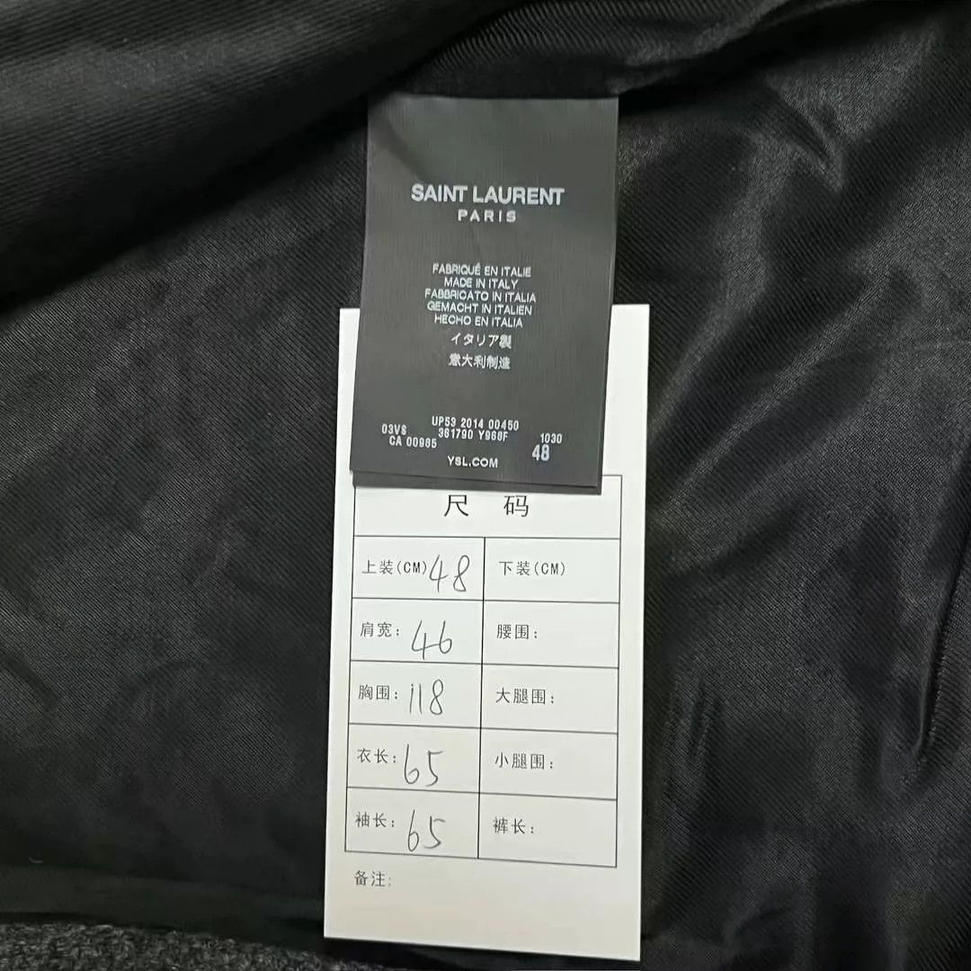 Saint Laurent Paris Saint Laurent Paris baseball uniform Size US M / EU 48-50 / 2 - 5 Thumbnail