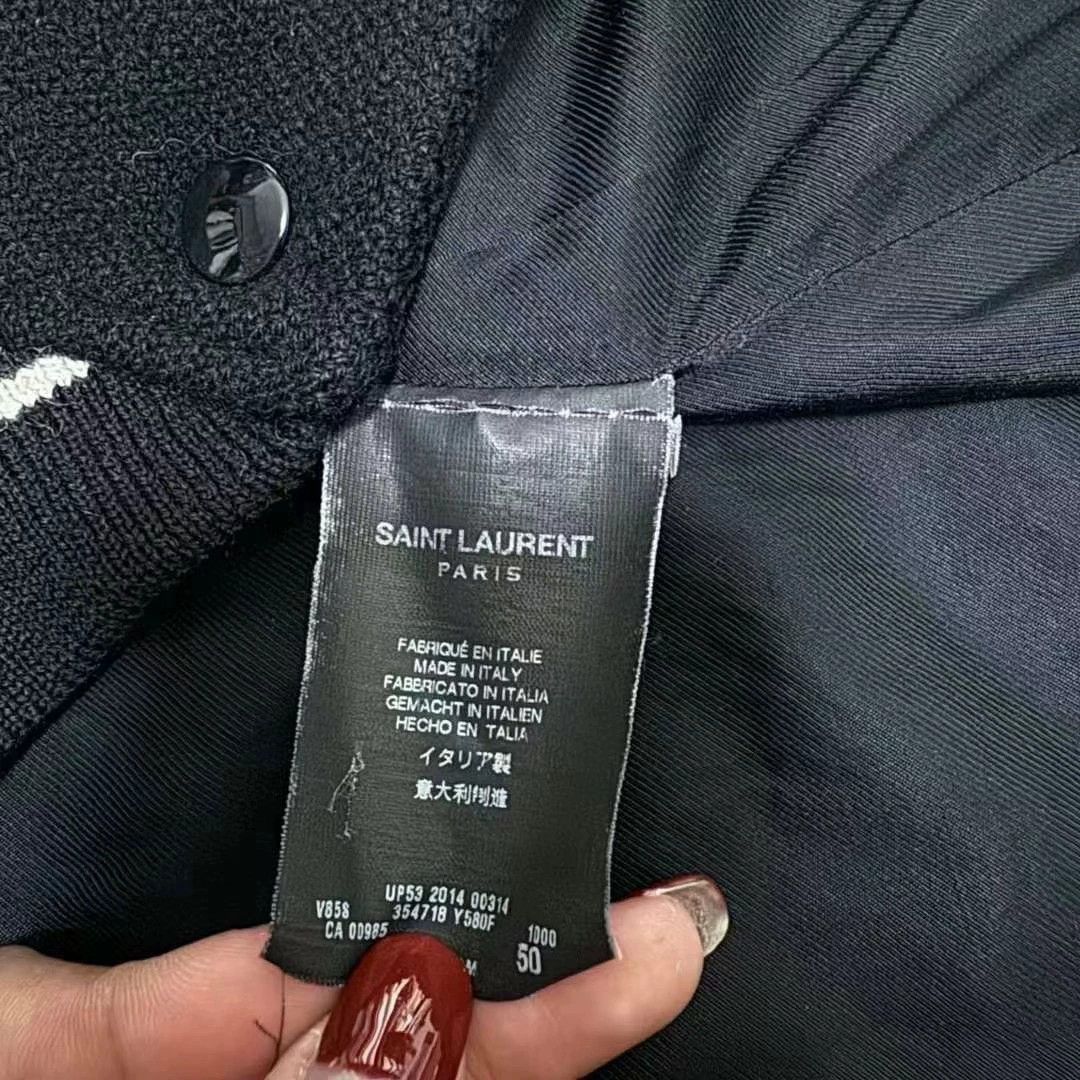 Saint Laurent Paris Saint Laurent Paris baseball uniform Size US M / EU 48-50 / 2 - 3 Thumbnail