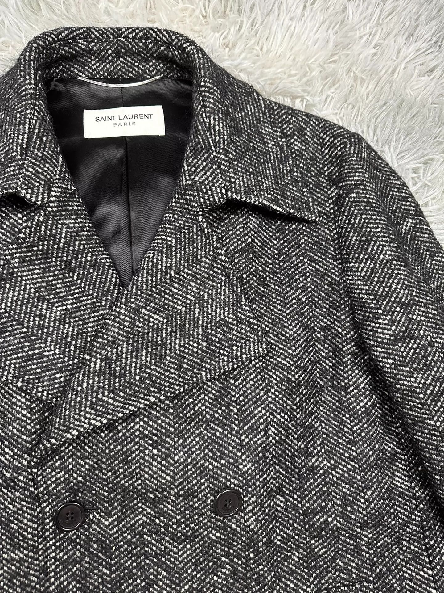 Saint Laurent Paris Saint Laurent Paris Caban coat Size US L / EU 52-54 / 3 - 2 Thumbnail