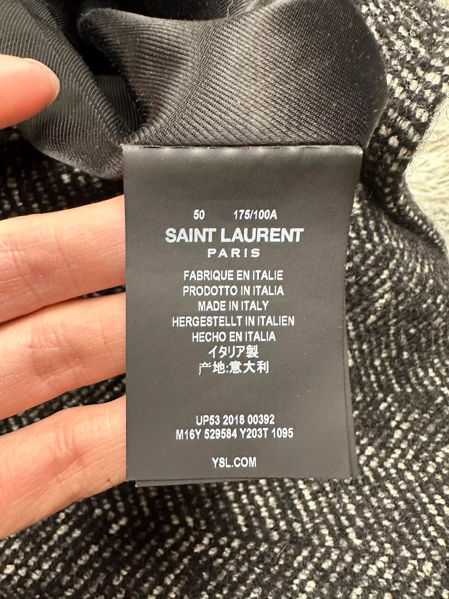 Saint Laurent Paris Saint Laurent Paris Caban coat Size US L / EU 52-54 / 3 - 5 Thumbnail