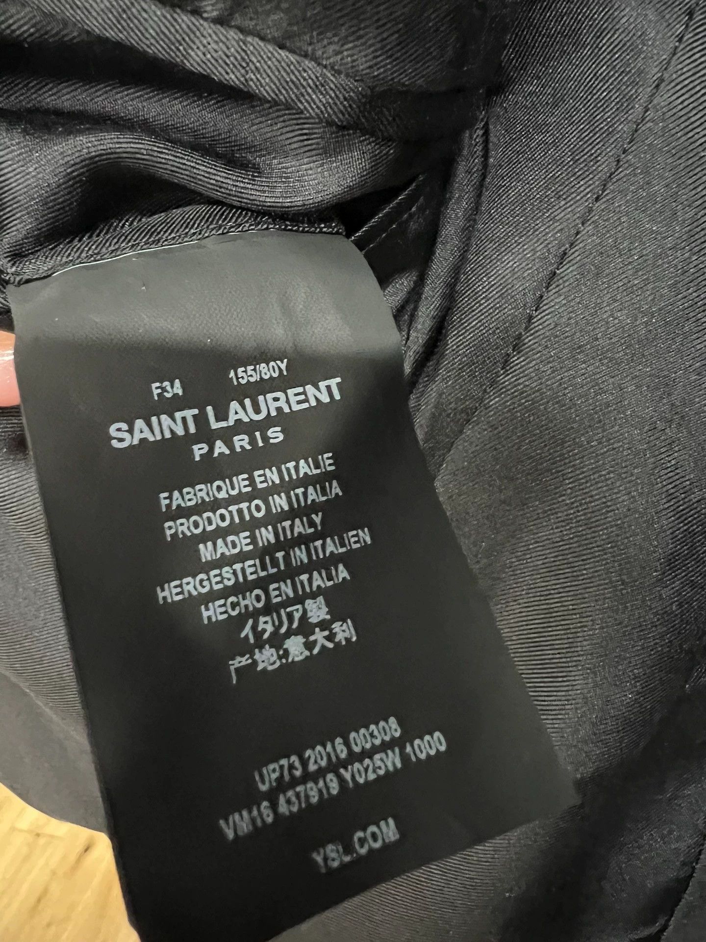 Saint Laurent Paris Saint Laurent Paris Blazer Size US XS / EU 42 / 0 - 5 Thumbnail