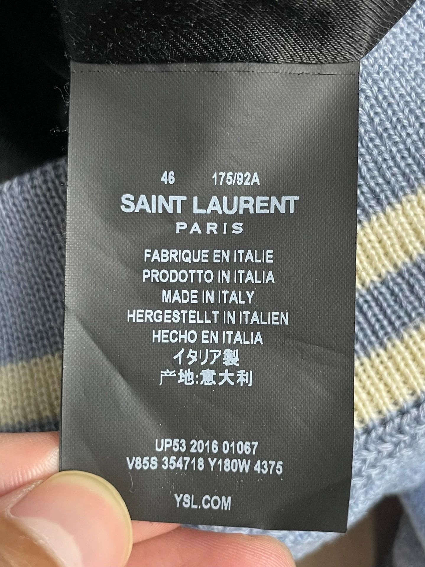 Saint Laurent Paris Saint Laurent Paris Wool baseball jacket Size US S / EU 44-46 / 1 - 5 Thumbnail