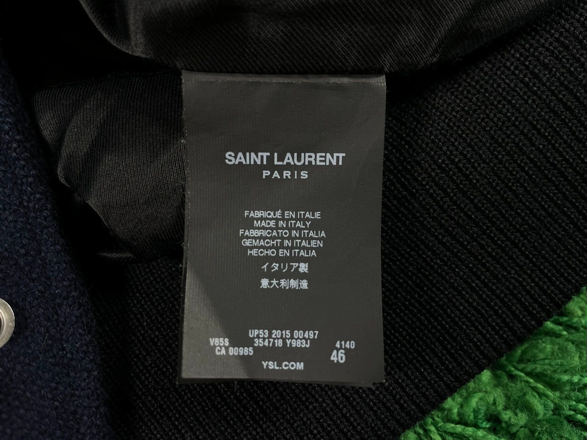 Saint Laurent Paris Saint Laurent Paris baseball jacket Size US M / EU 48-50 / 2 - 4 Thumbnail