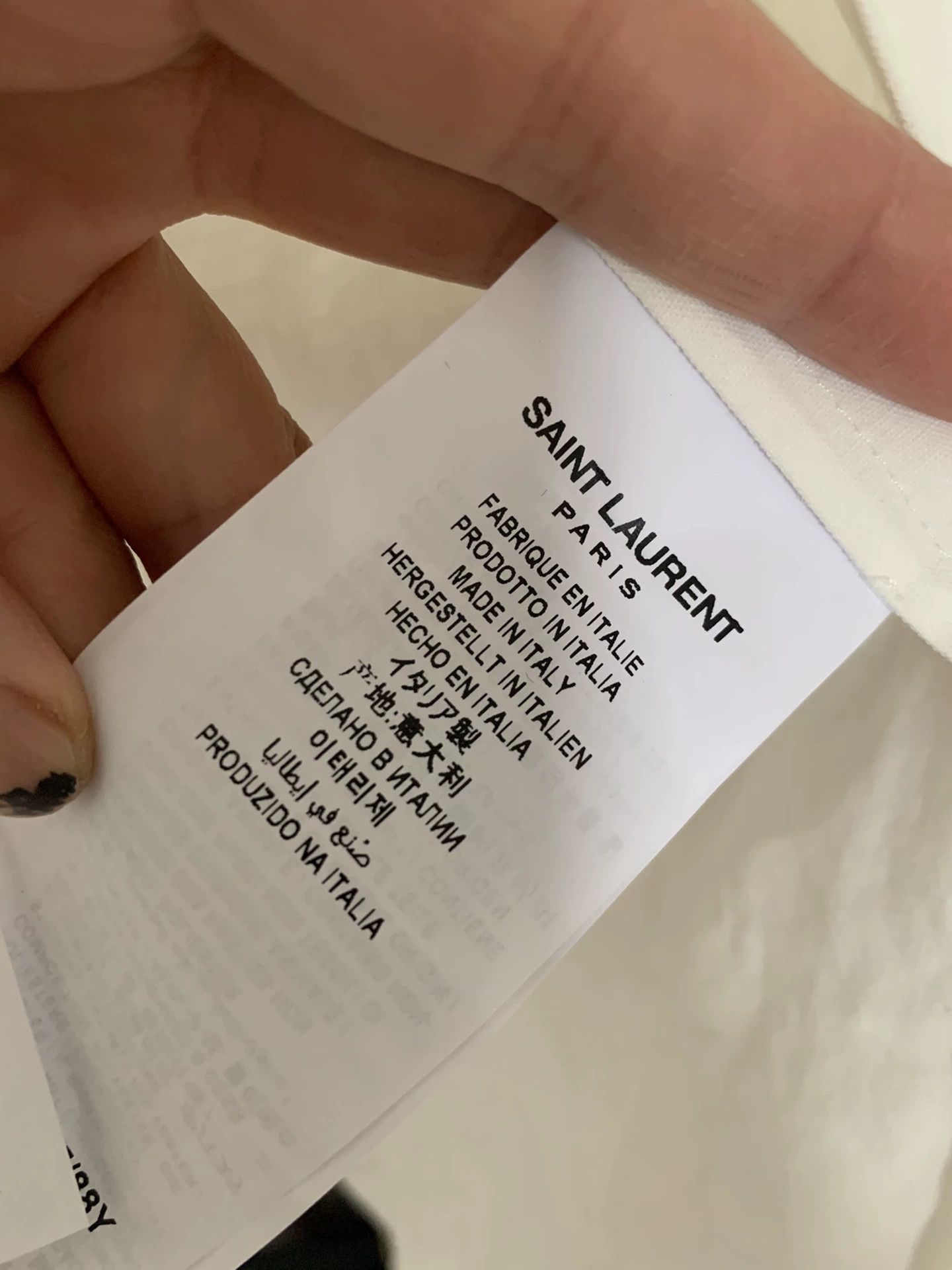 Saint Laurent Paris Saint Laurent Paris shirt Size US S / EU 44-46 / 1 - 4 Thumbnail