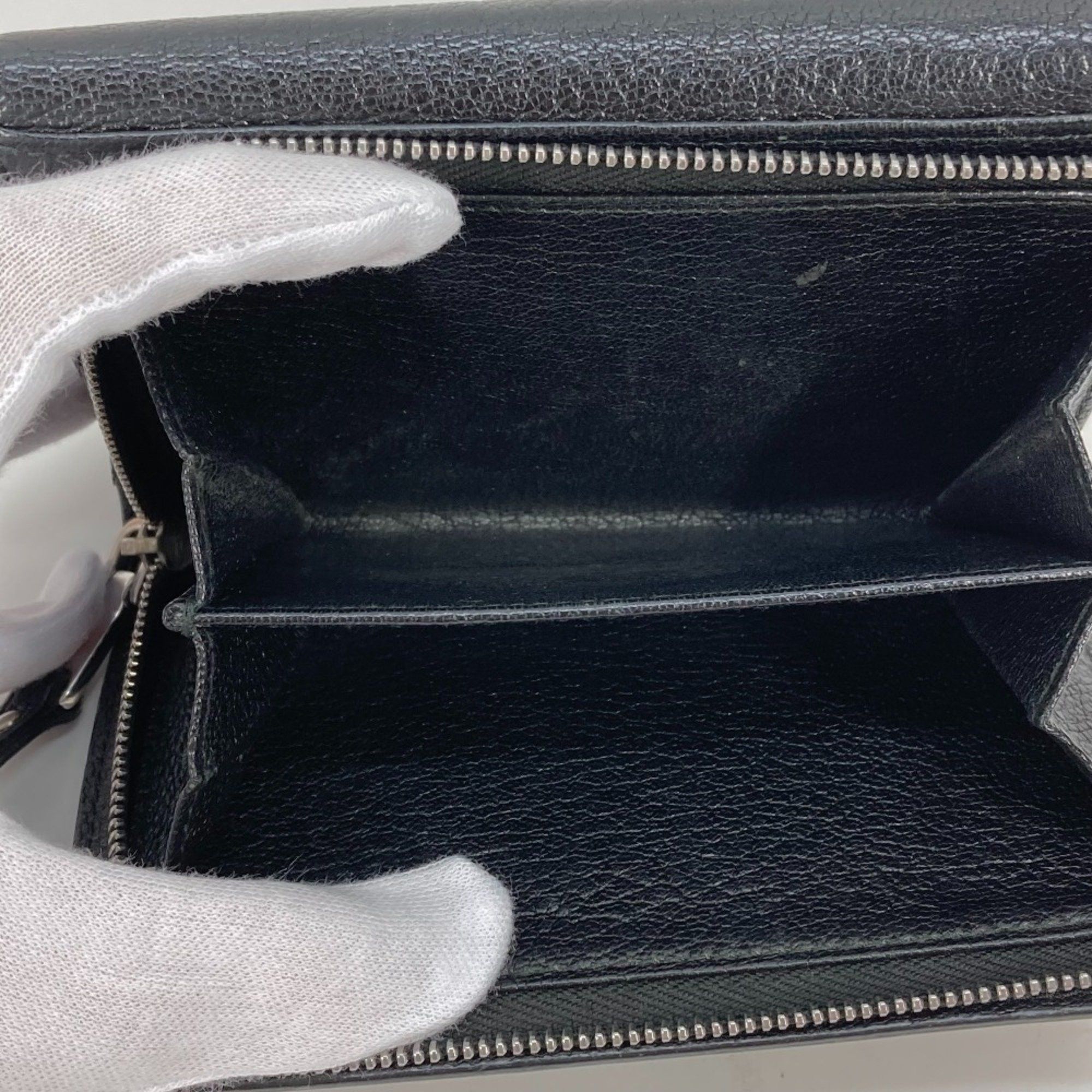 Miu Miu Miu Miu MIU 5ML014 Bicolor Compact Wallet Tri-fold Leather Women's Black Size ONE SIZE - 14 Thumbnail