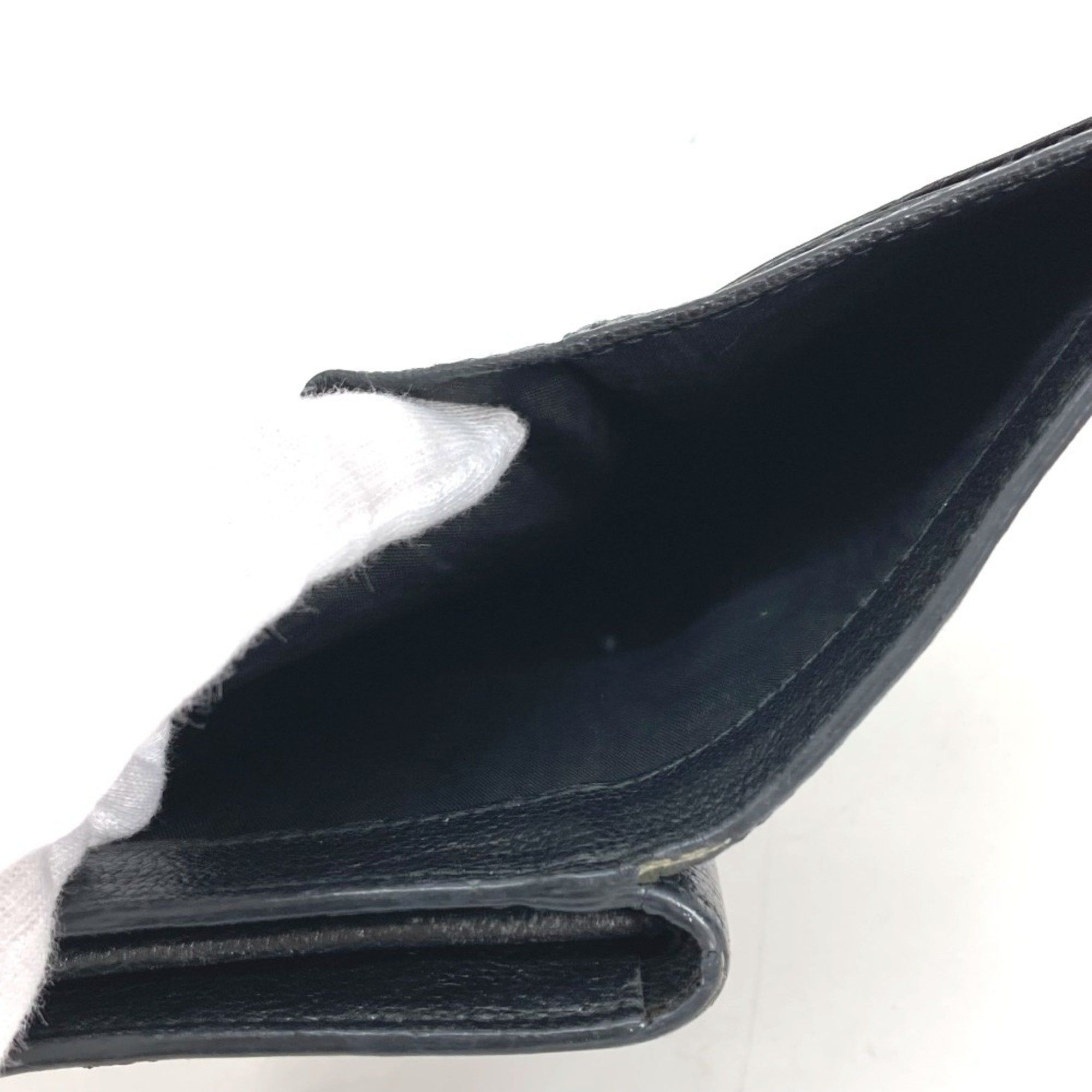 Miu Miu Miu Miu MIU 5ML014 Bicolor Compact Wallet Tri-fold Leather Women's Black Size ONE SIZE - 11 Thumbnail