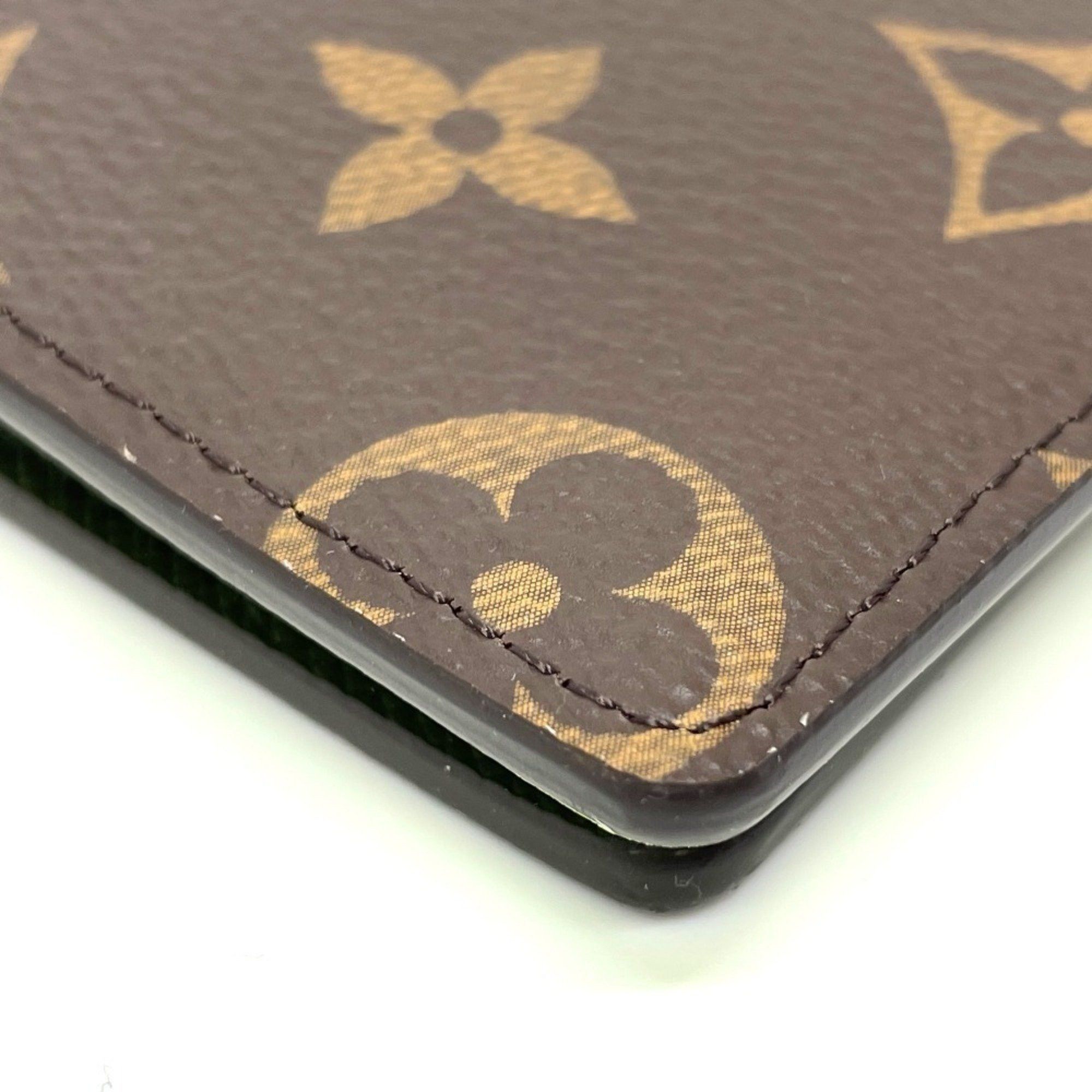 Louis Vuitton Louis Vuitton Animal Monogram Portefeuille Slender NM Billfold Bi-fold Wallet Canvas Men's Brown Size ONE SIZE - 5 Thumbnail