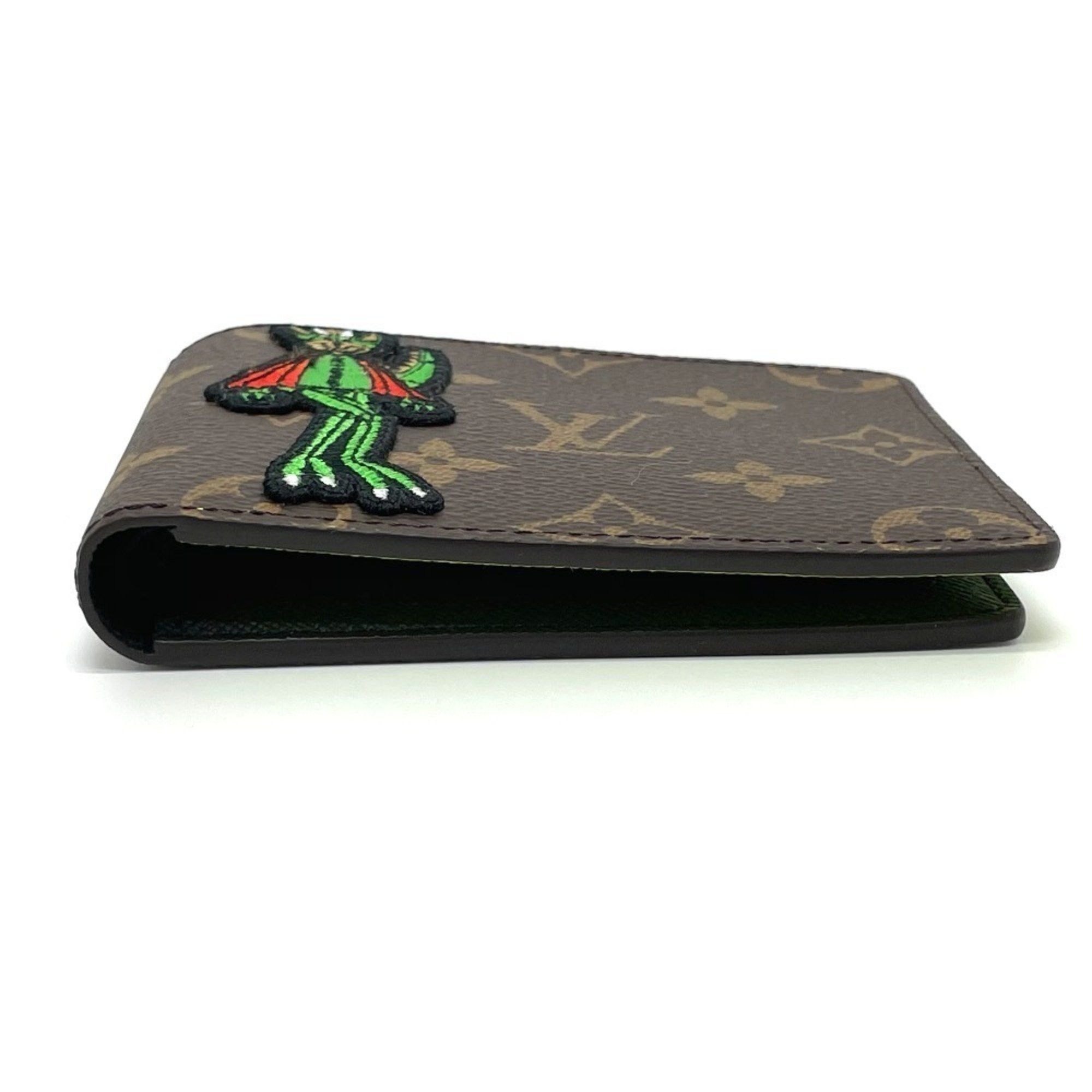 Louis Vuitton Louis Vuitton Animal Monogram Portefeuille Slender NM Billfold Bi-fold Wallet Canvas Men's Brown Size ONE SIZE - 3 Thumbnail