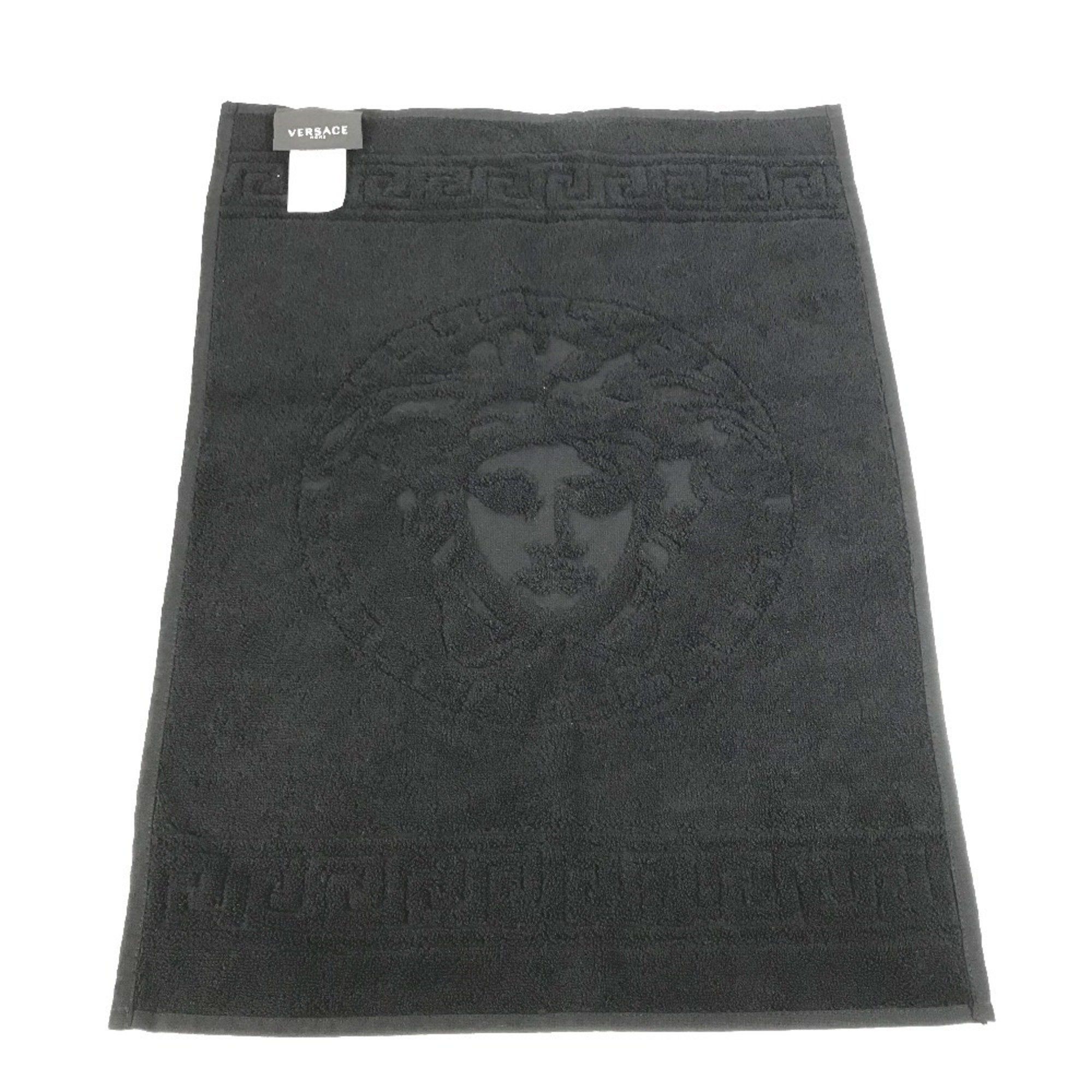 Versace VERSACE Medusa Face Towel Cotton Men's Black Size ONE SIZE - 2 Thumbnail