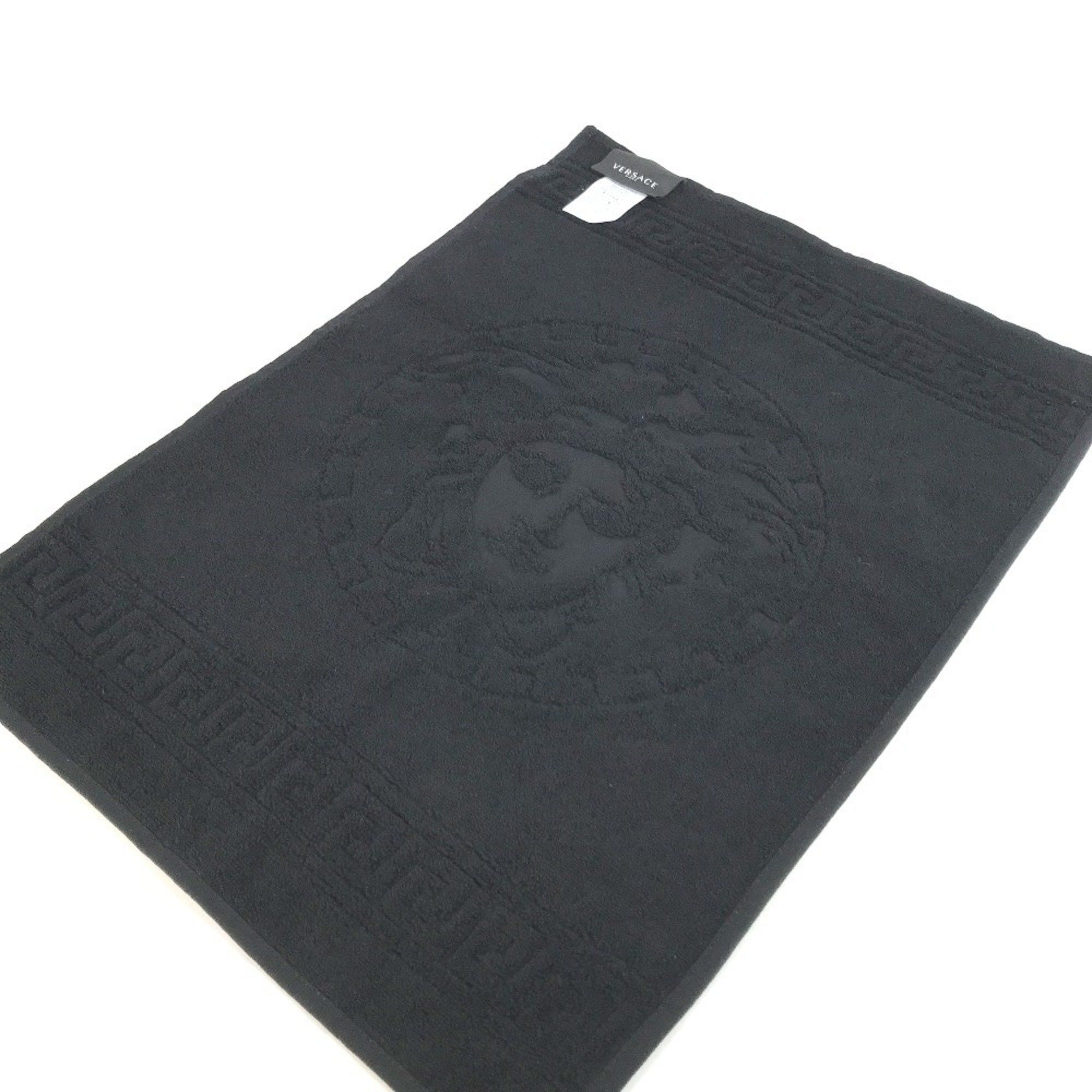 Versace VERSACE Medusa Face Towel Cotton Men's Black Size ONE SIZE - 4 Thumbnail