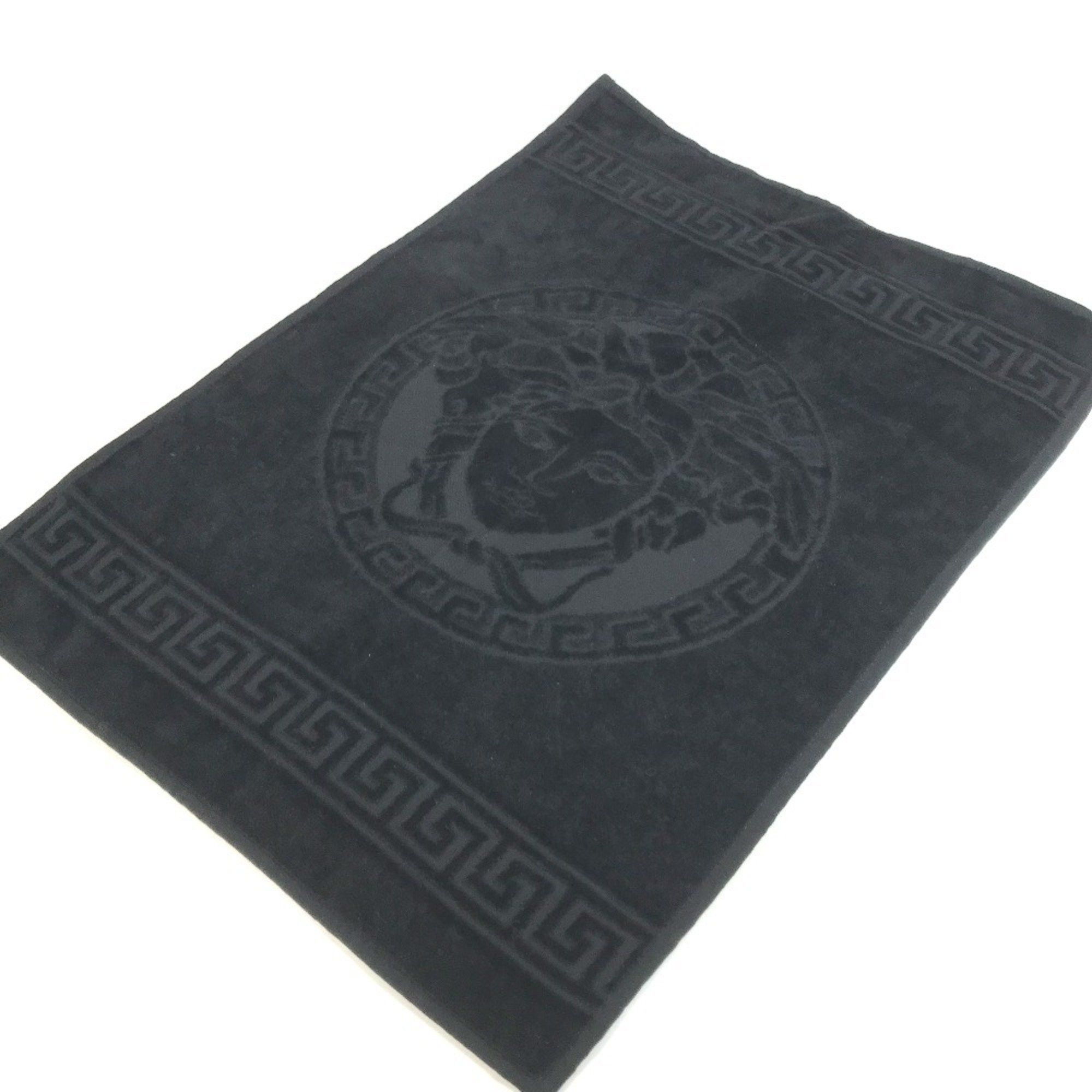 Versace VERSACE Medusa Face Towel Cotton Men's Black Size ONE SIZE - 3 Thumbnail
