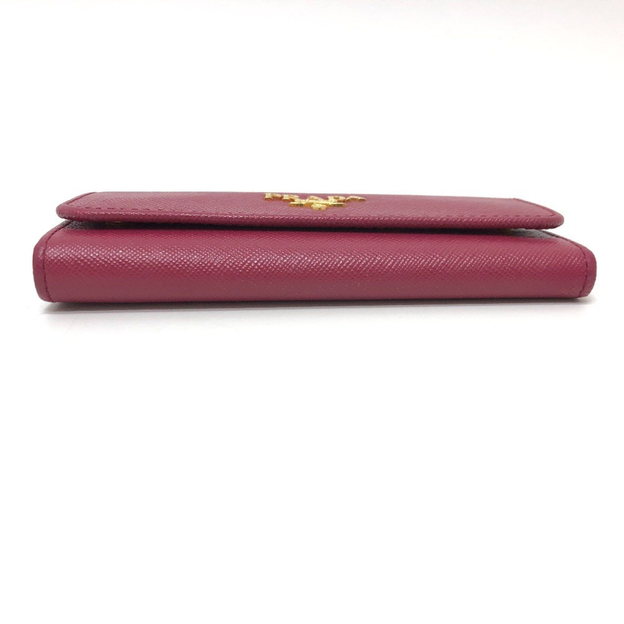 Prada PRADA 1M0223 6-ring key case in Saffiano leather for women, pink Size ONE SIZE - 4 Thumbnail