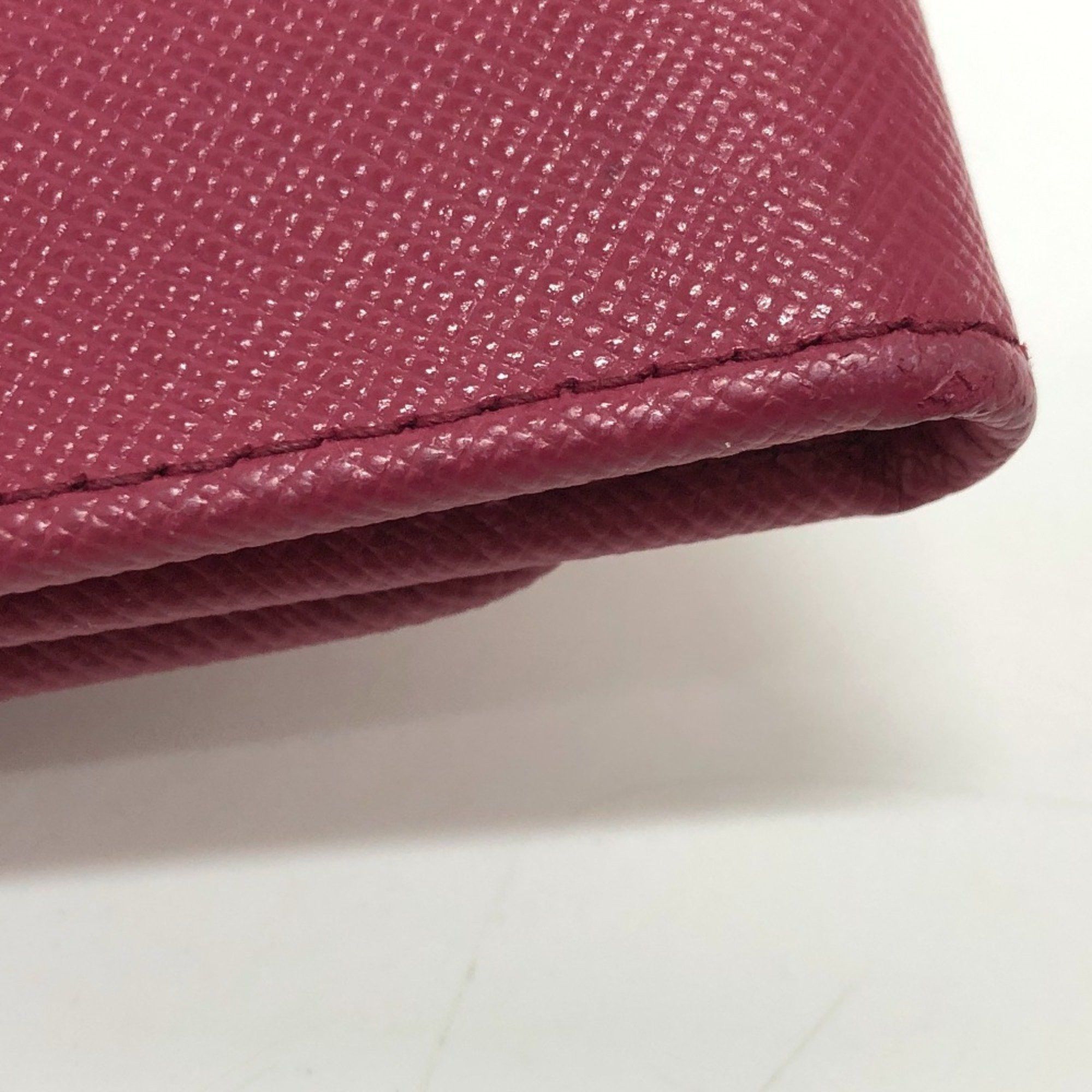 Prada PRADA 1M0223 6-ring key case in Saffiano leather for women, pink Size ONE SIZE - 6 Thumbnail