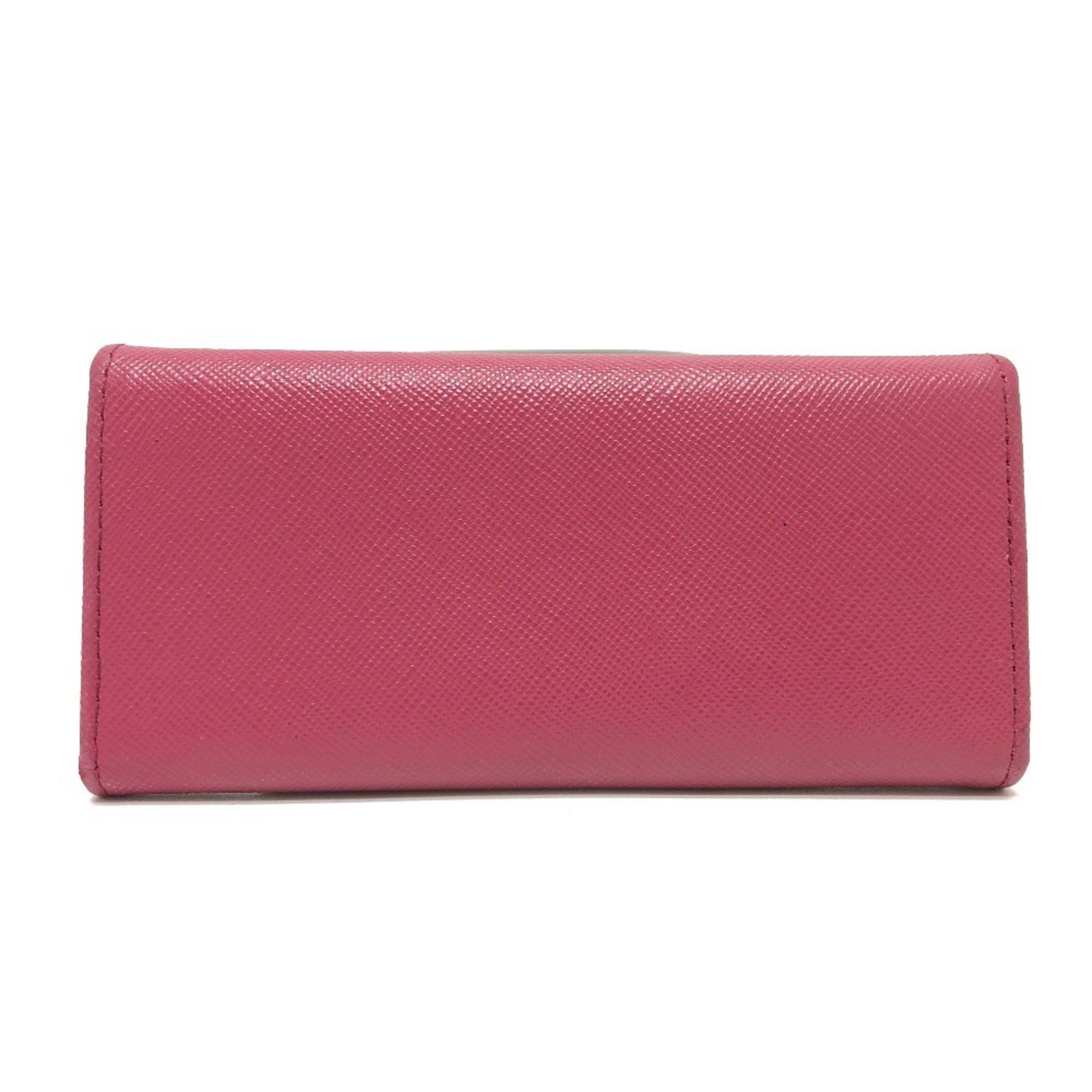 Prada PRADA 1M0223 6-ring key case in Saffiano leather for women, pink Size ONE SIZE - 2 Thumbnail