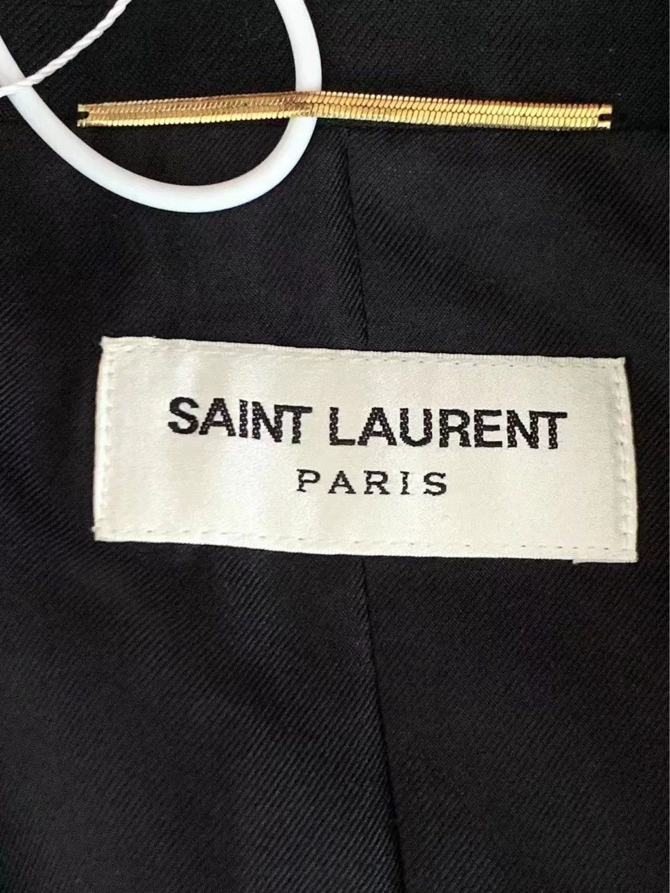 Saint Laurent Paris Show style gradient sweater cardigan