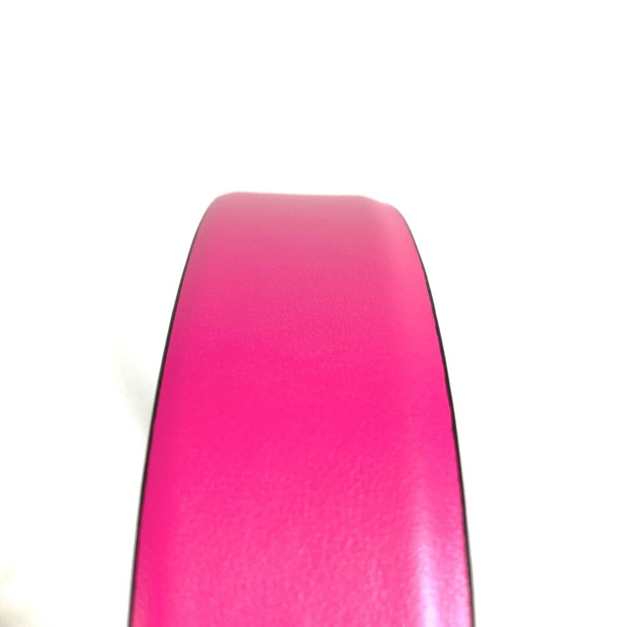 Versace VERSACE Medusa Belt Leather Women's Pink Size ONE SIZE - 12 Thumbnail