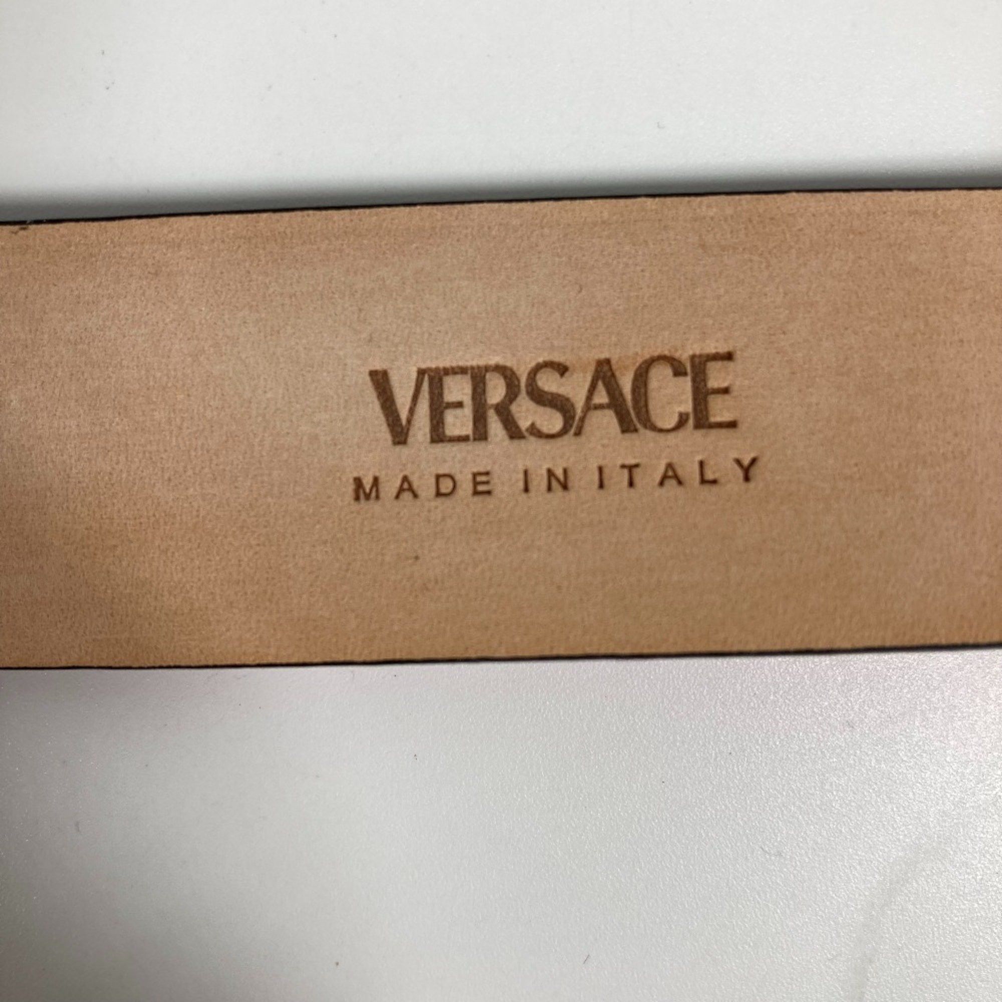 Versace VERSACE Medusa Belt Leather Women's Pink Size ONE SIZE - 6 Thumbnail
