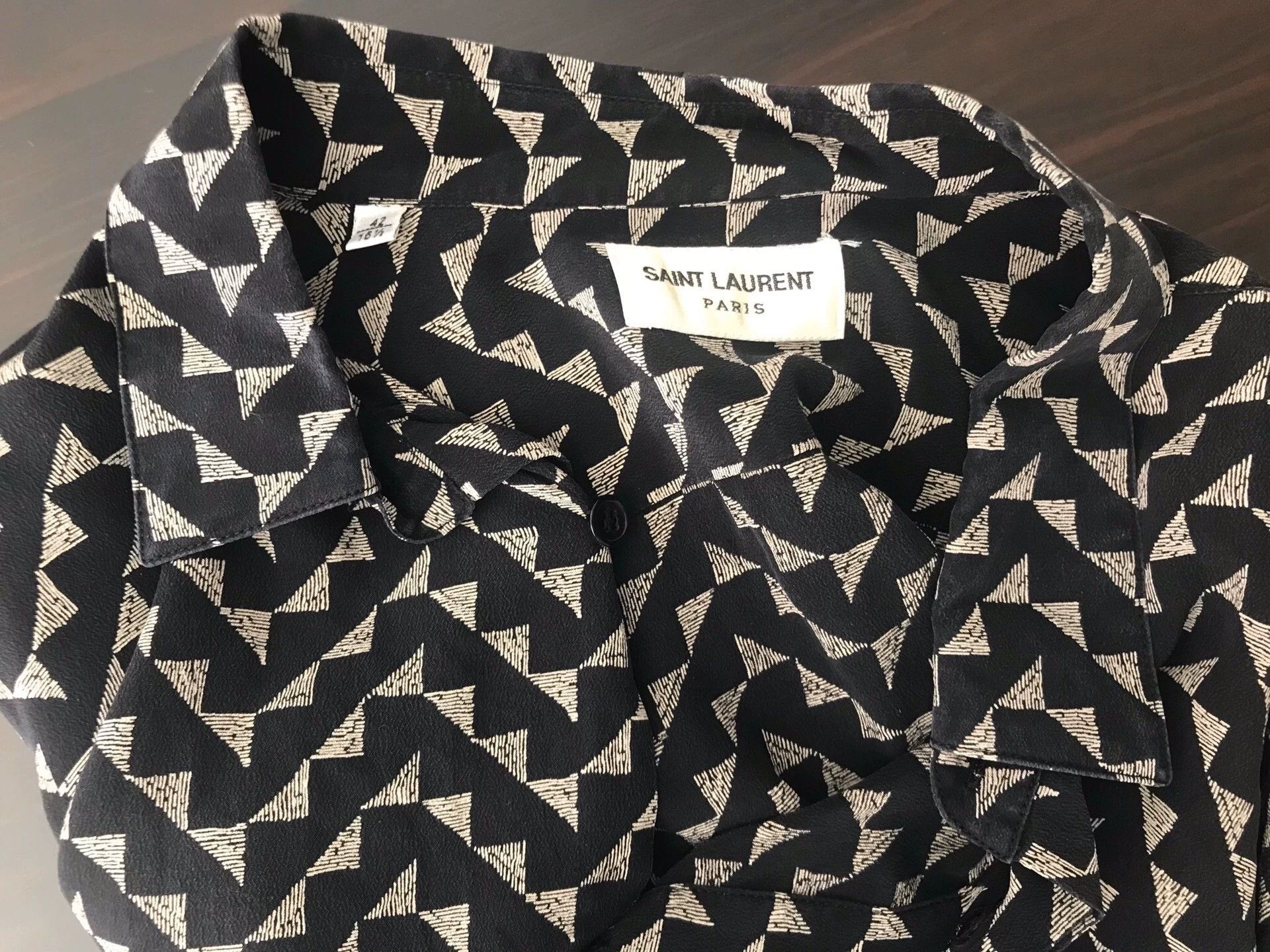 Saint Laurent Paris Saint Laurent Paris silk shirts Size US XL / EU 56 / 4 - 3 Thumbnail