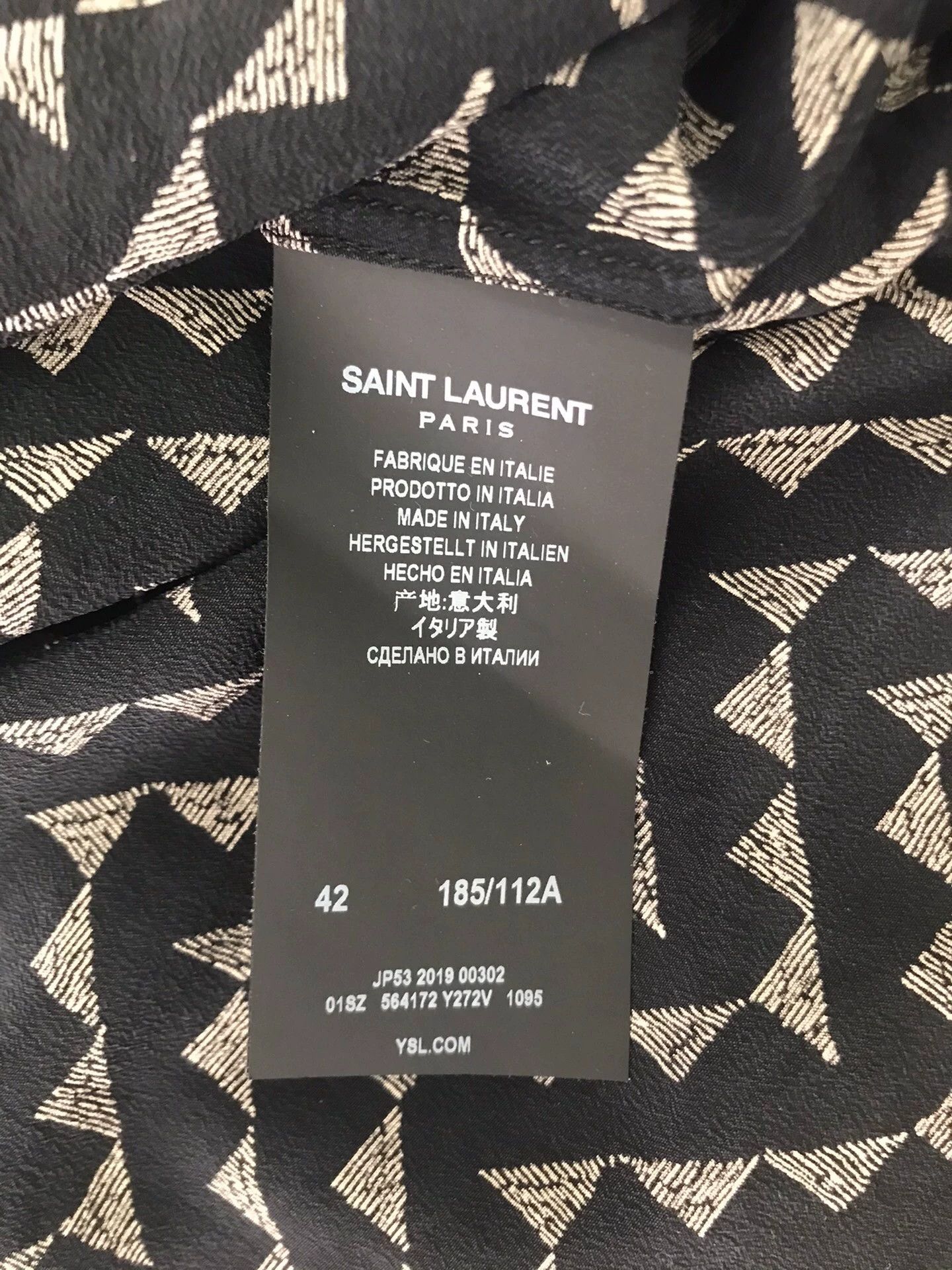 Saint Laurent Paris Saint Laurent Paris silk shirts Size US XL / EU 56 / 4 - 7 Thumbnail