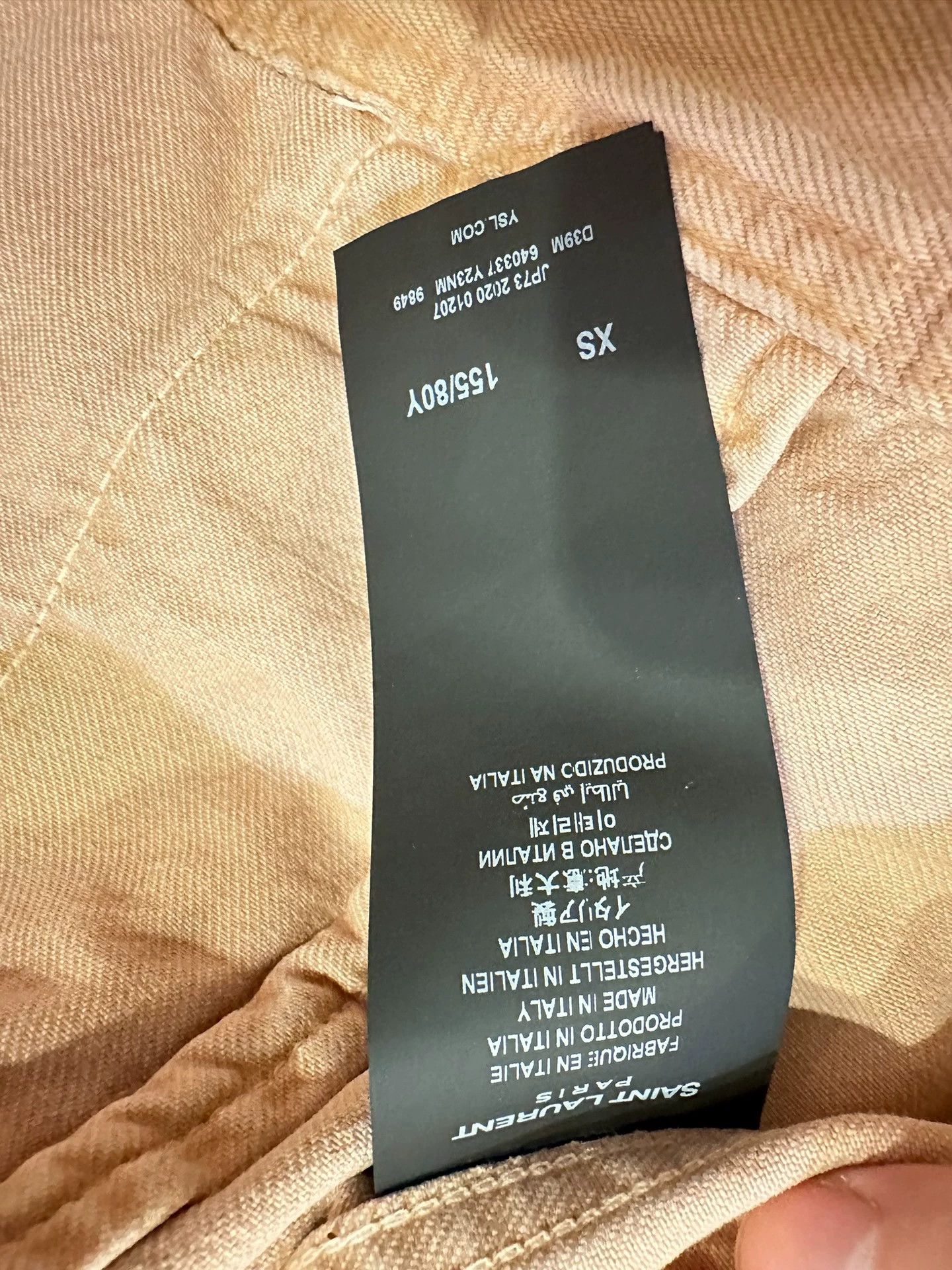 Saint Laurent Paris Saint Laurent Paris denim Size US XS / EU 42 / 0 - 7 Thumbnail