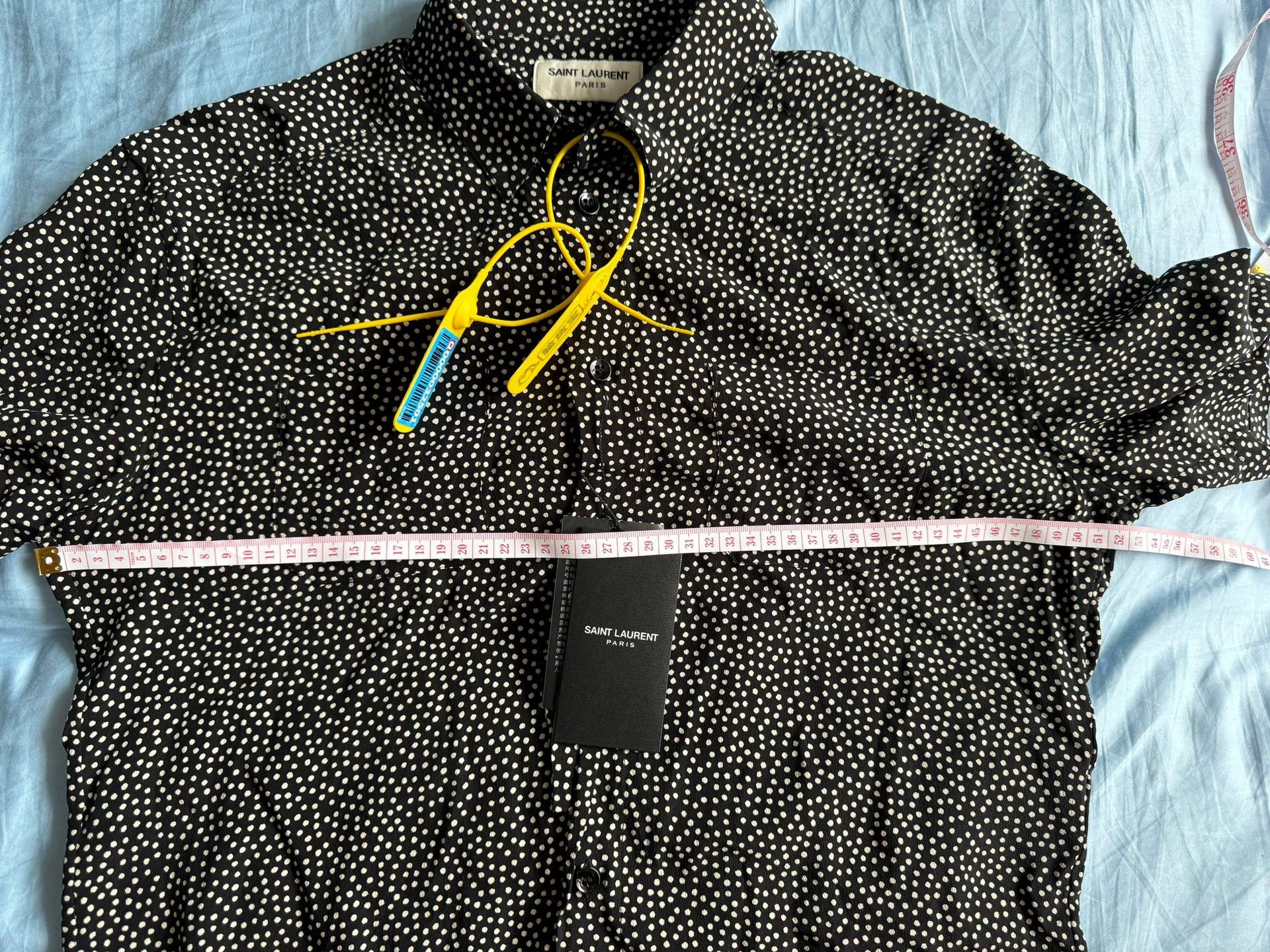 Saint Laurent Paris Saint Laurent Paris Polka dot silk shirt Size US M / EU 48-50 / 2 - 8 Thumbnail