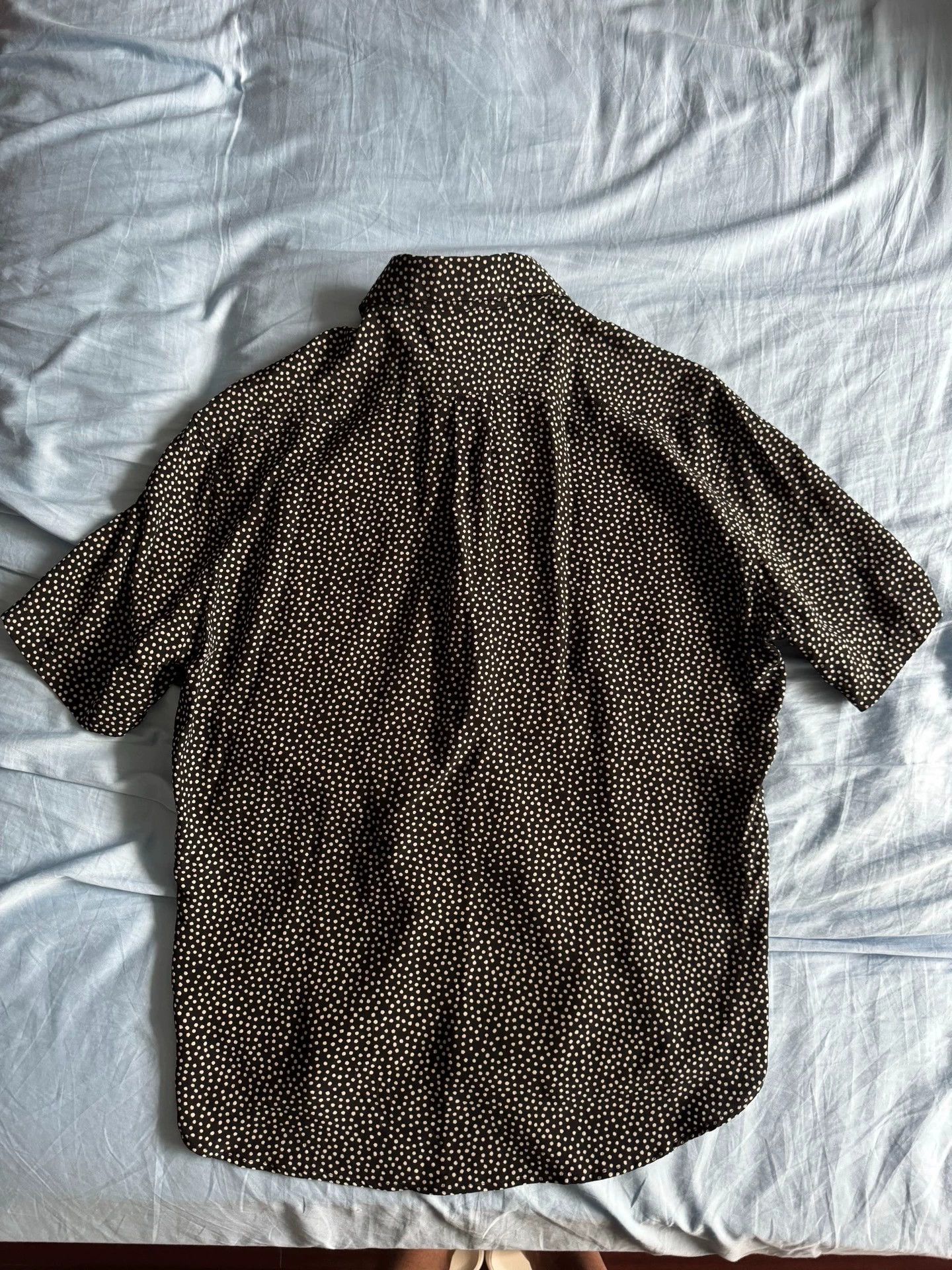 Saint Laurent Paris Saint Laurent Paris Polka dot silk shirt Size US M / EU 48-50 / 2 - 2 Thumbnail