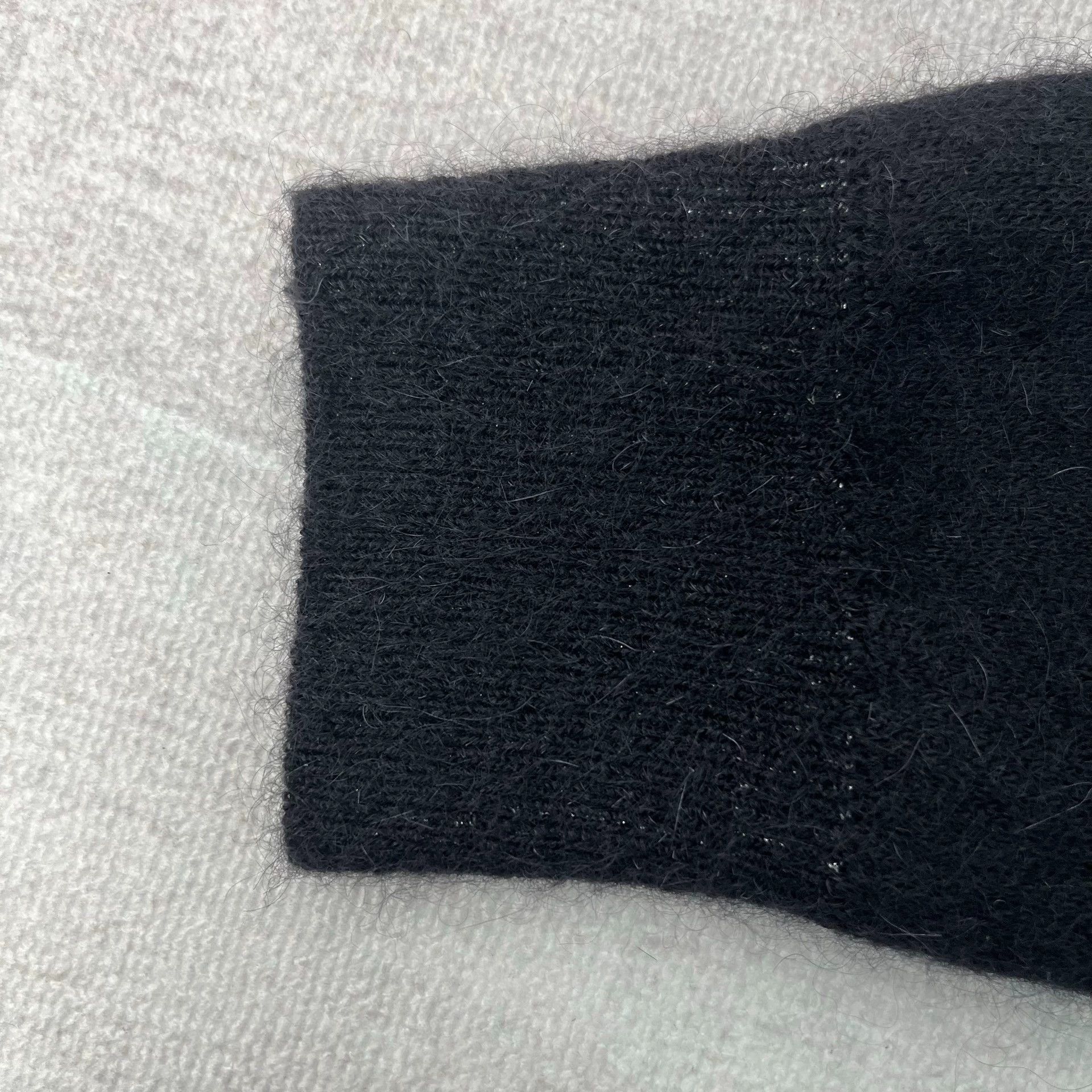 Saint Laurent Paris Saint Laurent Paris Black silver sweater Size US S / EU 44-46 / 1 - 5 Thumbnail