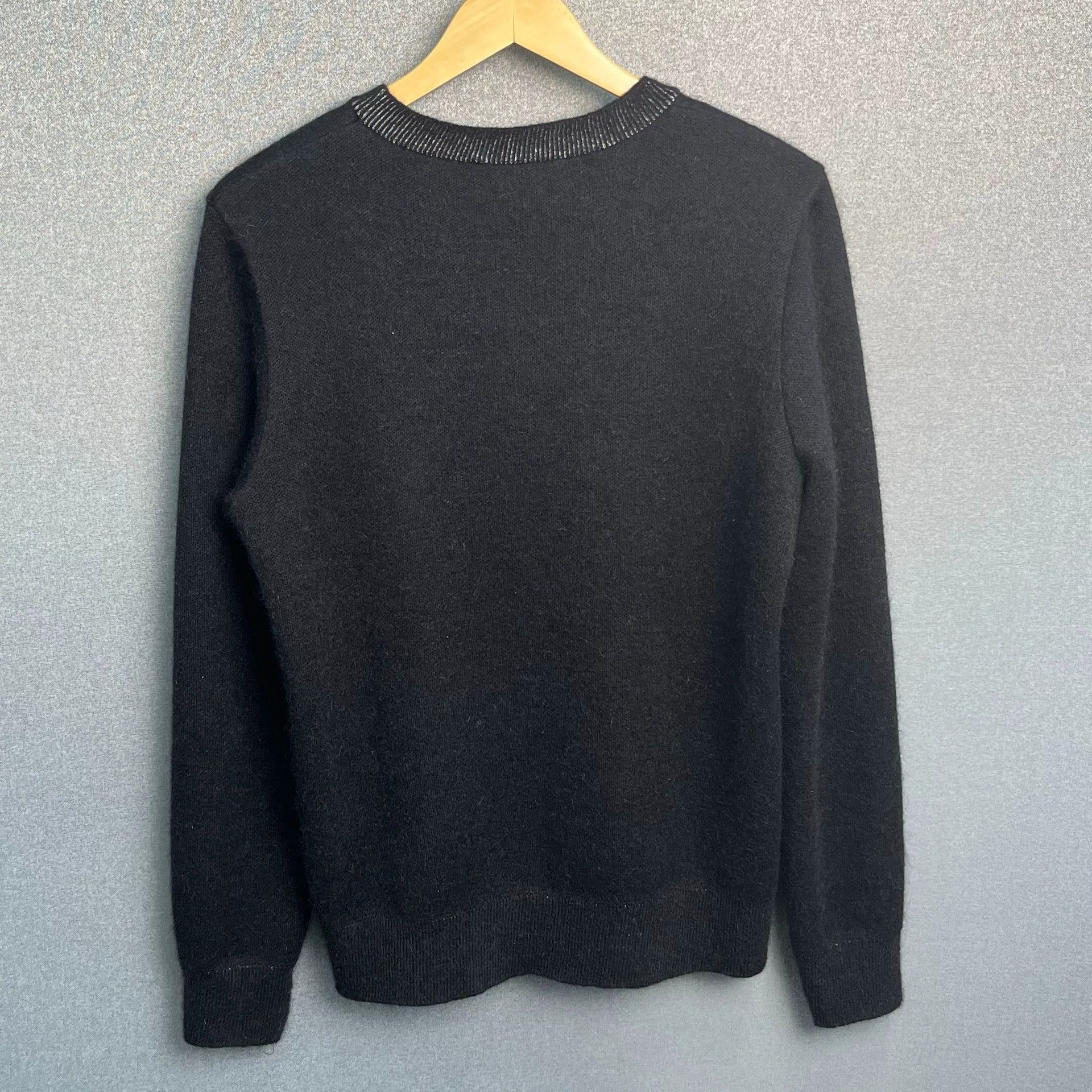 Saint Laurent Paris Saint Laurent Paris Black silver sweater Size US S / EU 44-46 / 1 - 2 Thumbnail